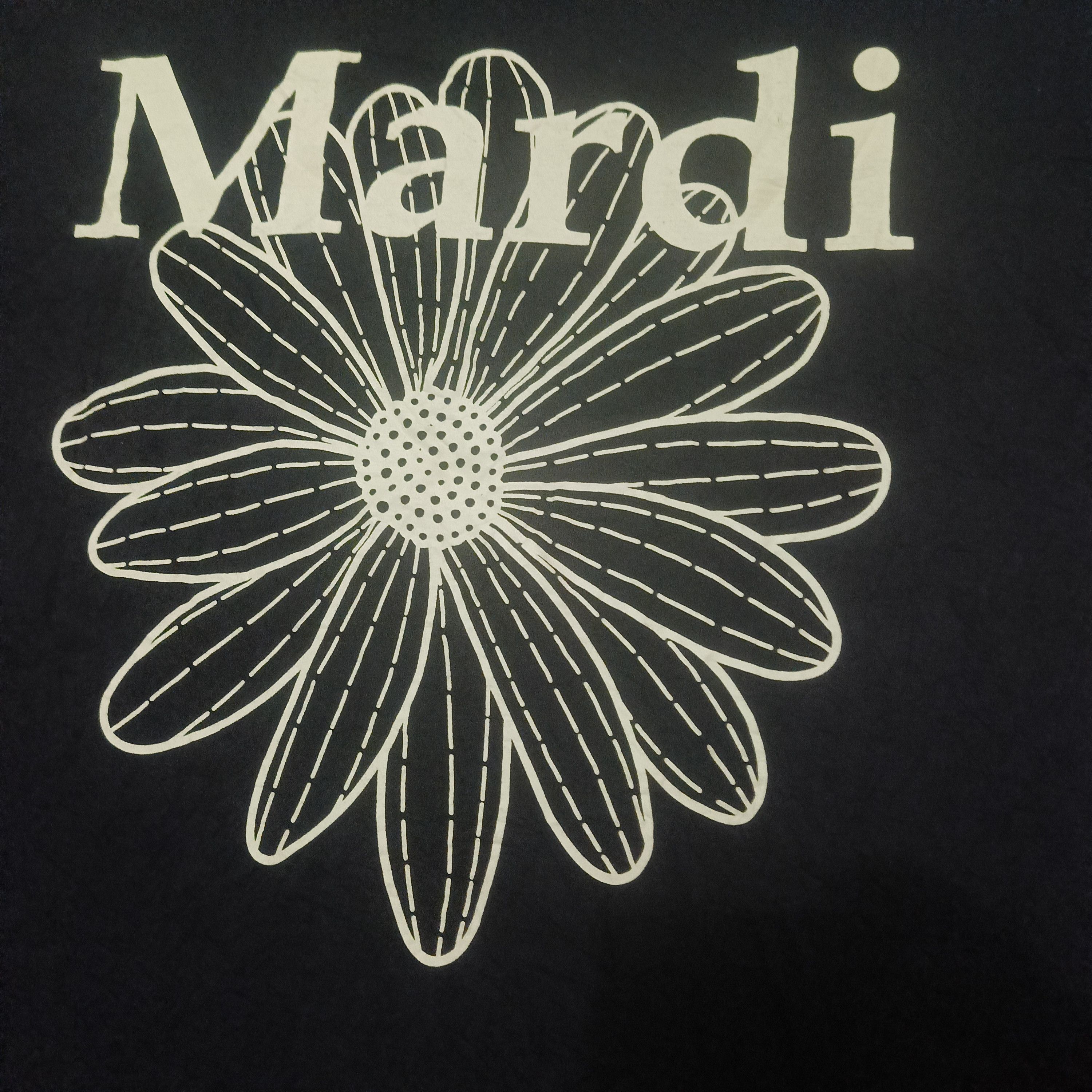 Japanese Brand Mardi Mercredi Flower Logo Tee Size M / US 6-8 / IT 42-44 - 2 Thumbnail