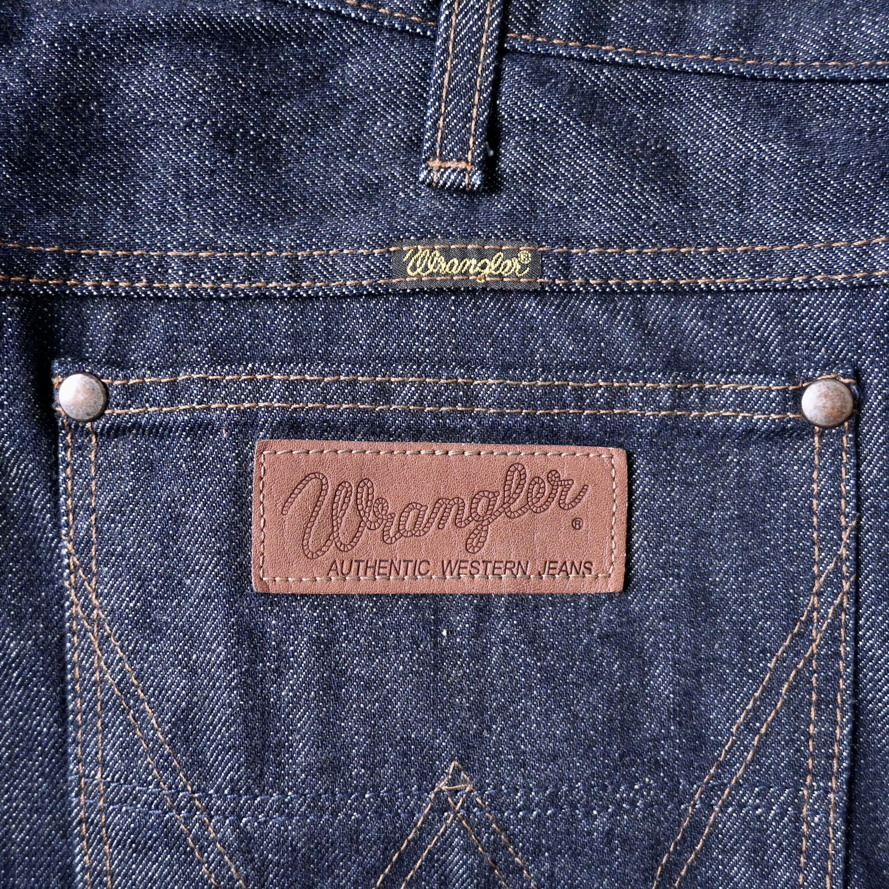 Japanese Brand DEADSTOCK 1990s Wrangler 11MWZ denim jeans made in Japan Size US 34 / EU 50 - 11 Thumbnail