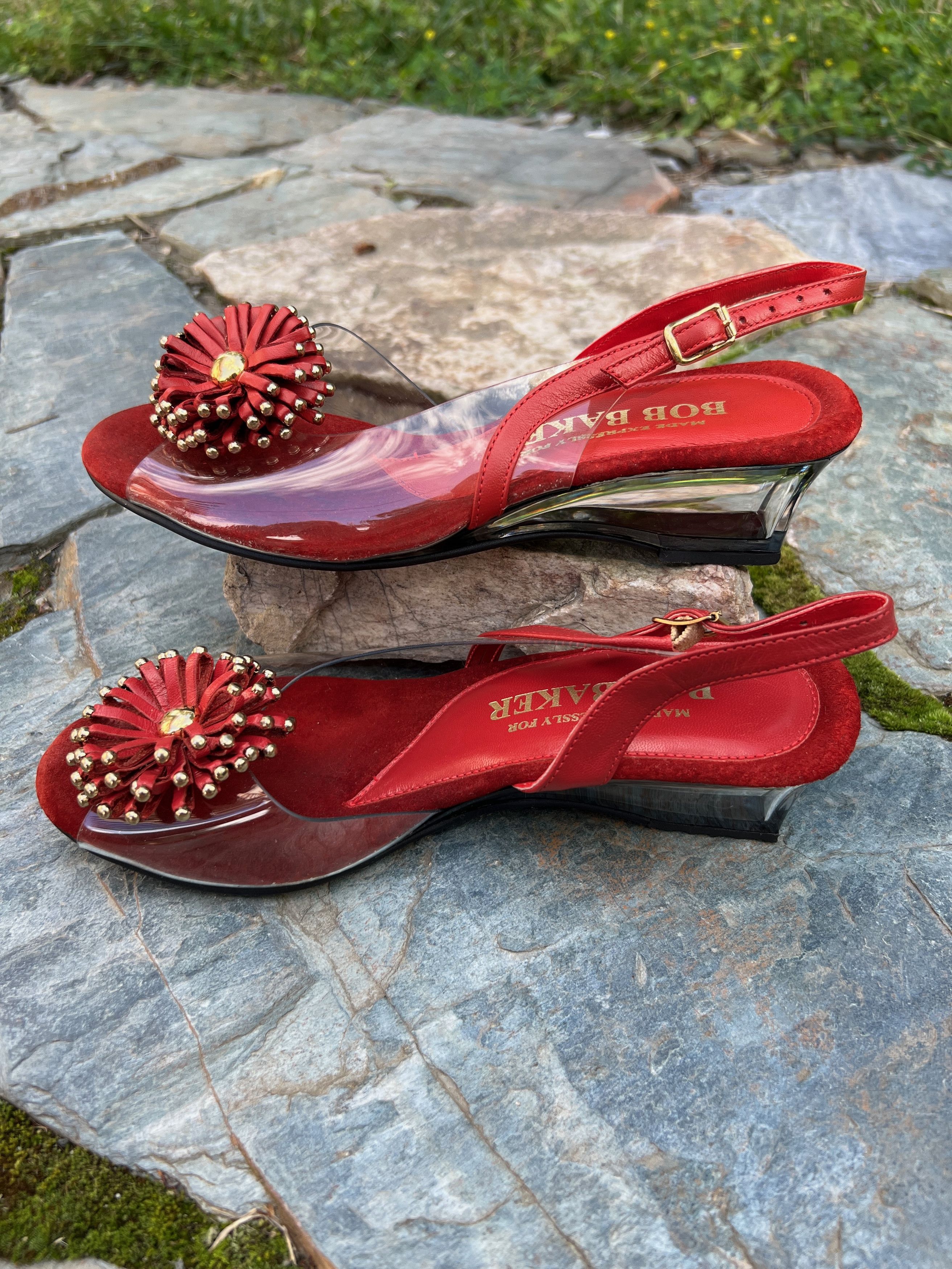 Other Sling Back Lucite Kitten Heels Size US 6 / IT 36 - 5 Thumbnail