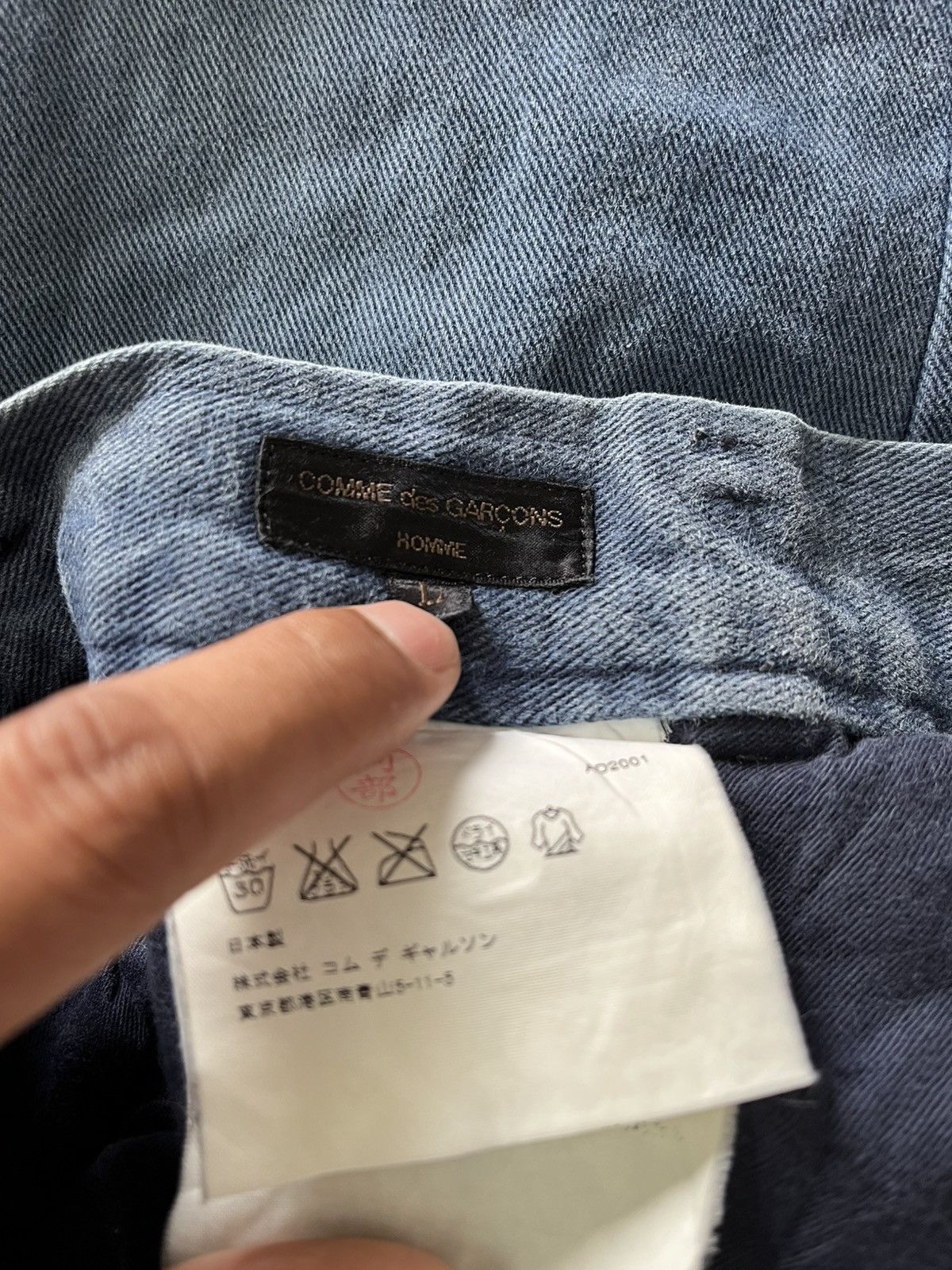 Comme des Garcons Homme Comme des garcons homme cargo pants Size US 32 / EU 48 - 4 Thumbnail