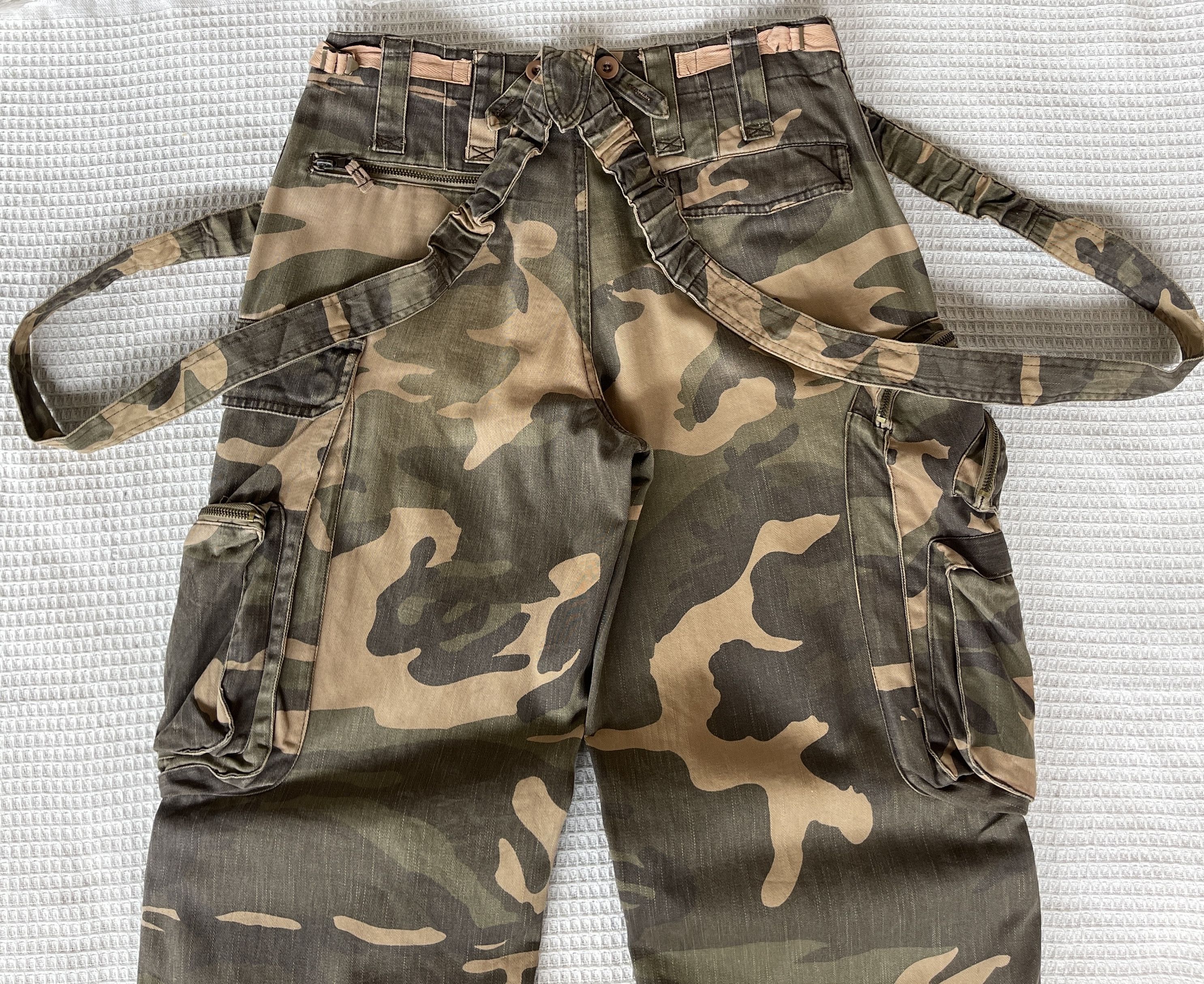 GOA Vintage’90s🔥GOA🔥Camo Bondage Cargo Pants Size US 30 / EU 46 - 4 Thumbnail