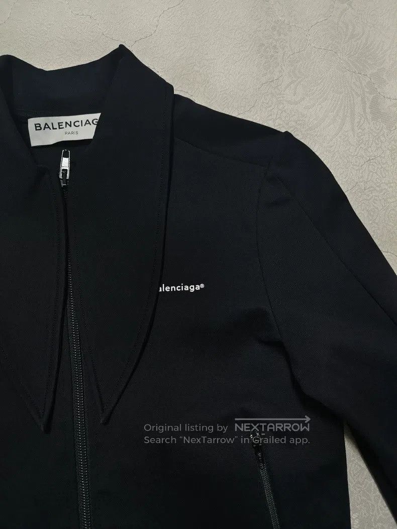 Balenciaga Balenciaga Bow Tie Zipper Black Jacket, Size 36 Size XS / US 0-2 / IT 36-38 - 3 Thumbnail