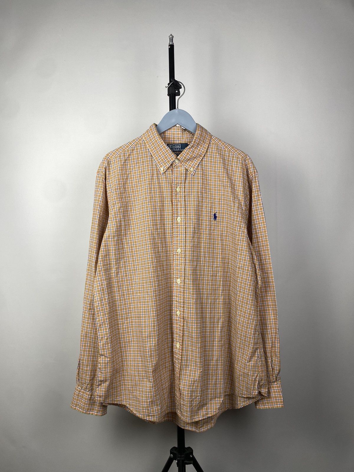 Polo Ralph Lauren × Ralph Lauren × Vintage Vintage 90s Ralph Lauren Oxford button down shirt Size US XL / EU 56 / 4 - 1 Thumbnail