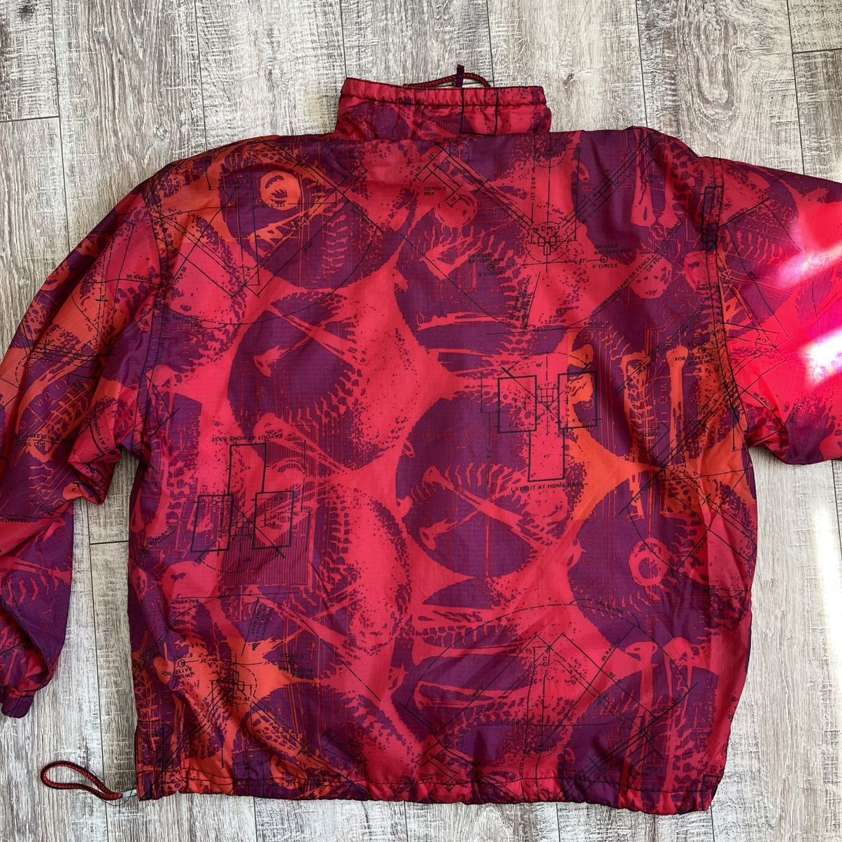 Nike × Vintage Vintage Nike baseball anorak Size US XL / EU 56 / 4 - 4 Thumbnail