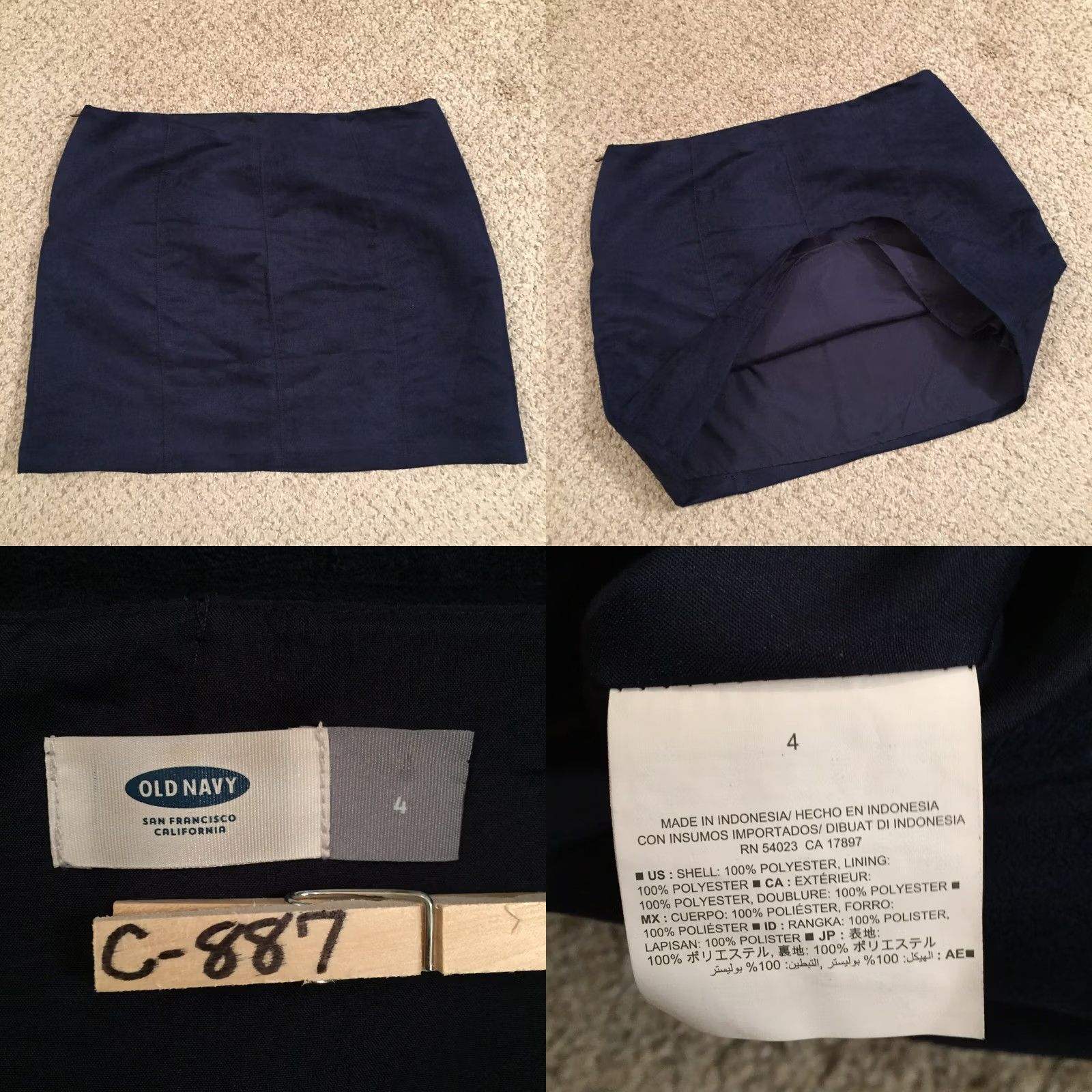 Old Navy Old Navy Skirt Size 4 Short Microfiber A-line Lined - Zip Size 27" / US 4 / IT 40 - 8 Thumbnail