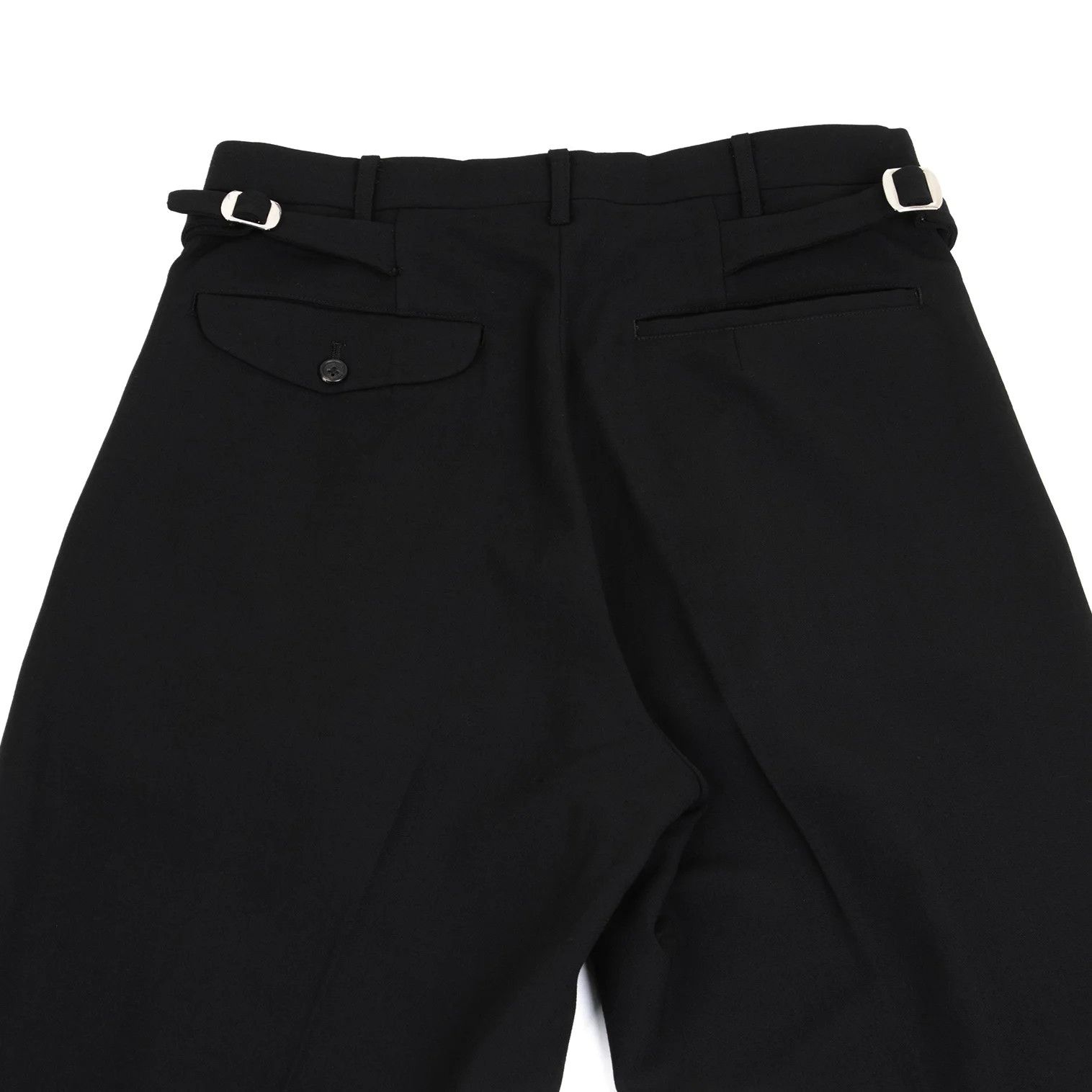 Yohji Yamamoto Yohji Yamamoto Wool Back Belt Tapered Pants Size US 38 / EU 54 - 12 Thumbnail