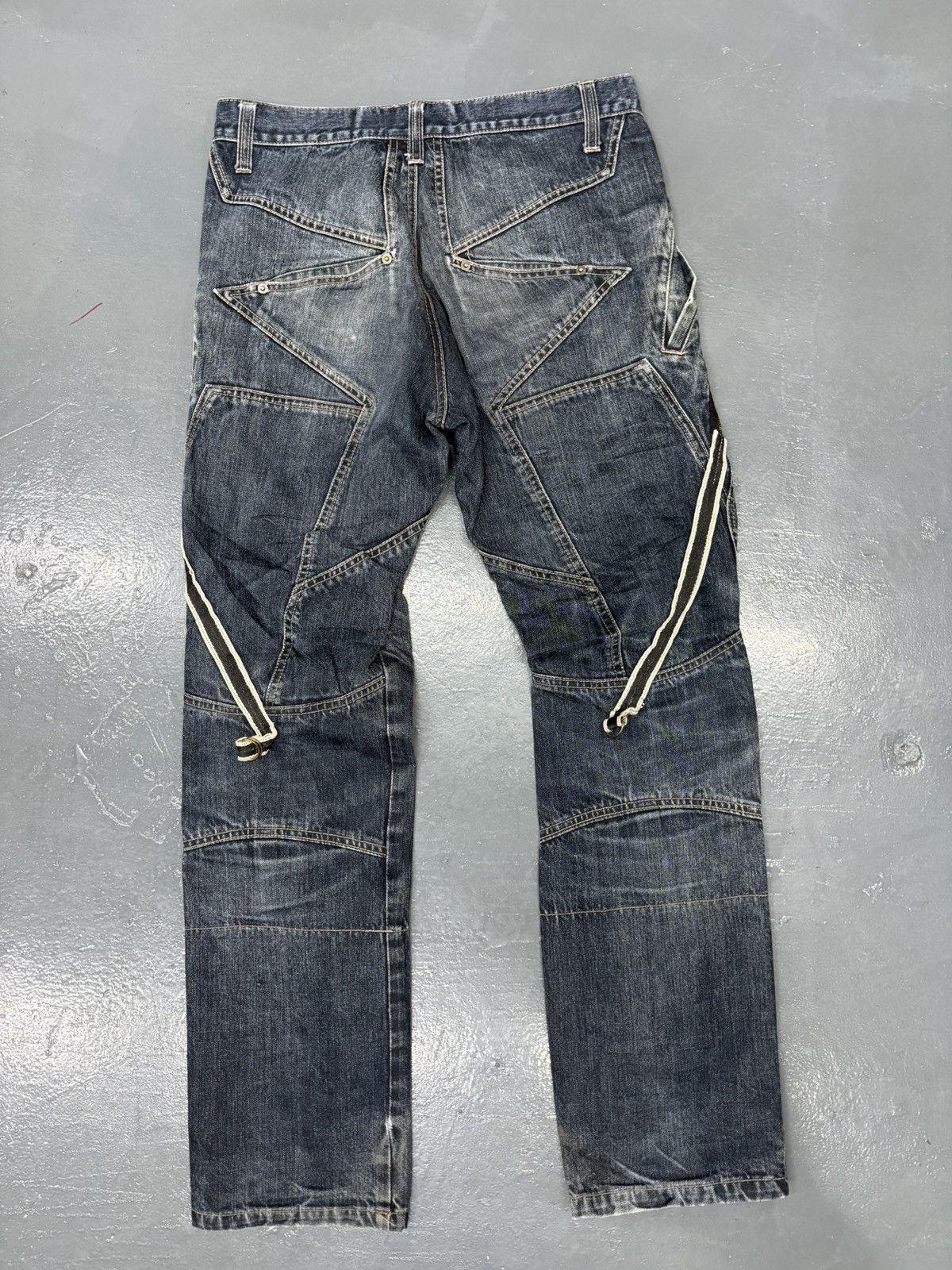 If Six Was Nine × PPFM × Seditionaries PPFM dual design bondage star jeans Size US 34 / EU 50 - 4 Thumbnail