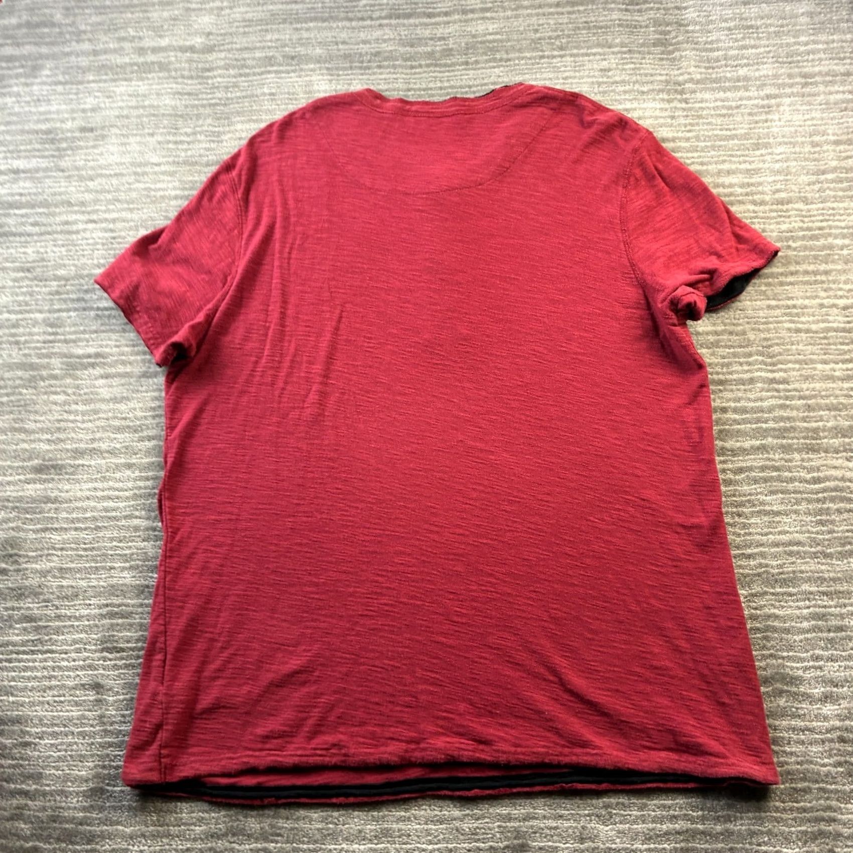 Vintage Helix Shirt Mens XL Red Henley Y2K Grunge Emo Cyber Size US XL / EU 56 / 4 - 2 Thumbnail