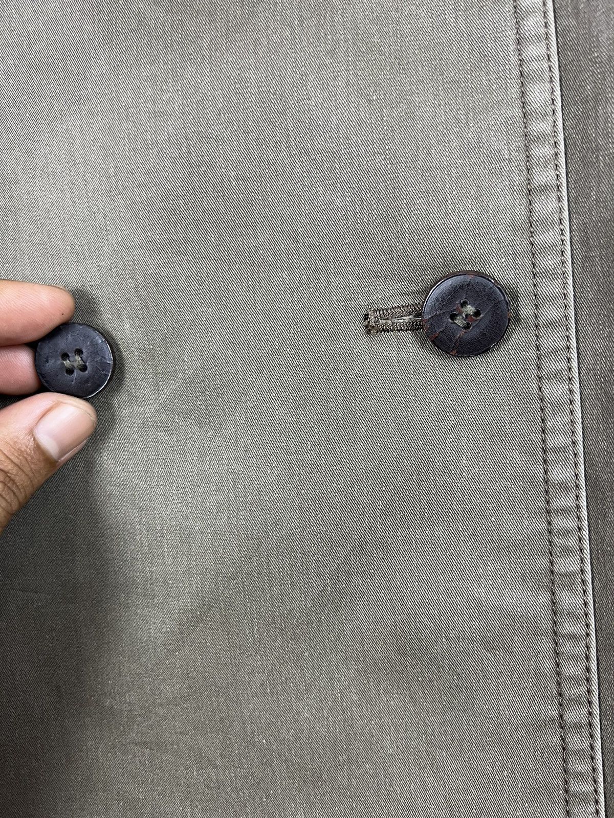 Japanese Brand 🔥 OSAMU MAEDA TRENCH COAT DOUBLE BREASTED Size M / US 6-8 / IT 42-44 - 5 Thumbnail