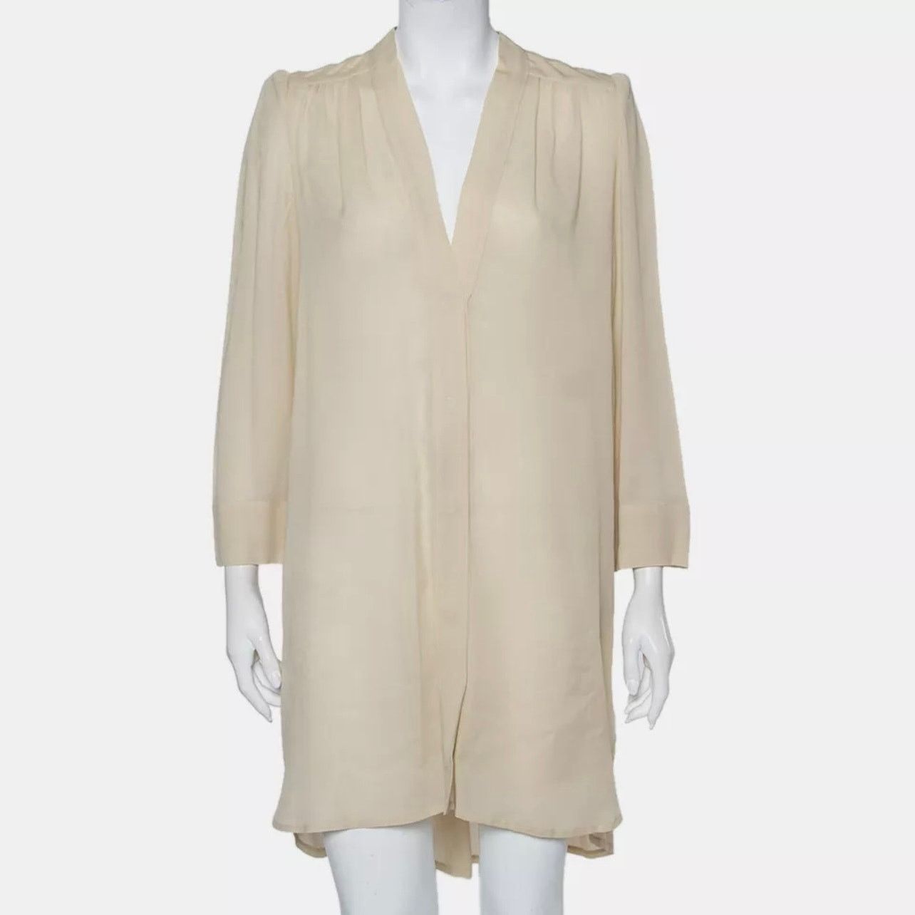 Isabel Marant Isabel Marant cotton shirt dress size 38 M beige C4 Size M / US 6-8 / IT 42-44 - 1 Thumbnail