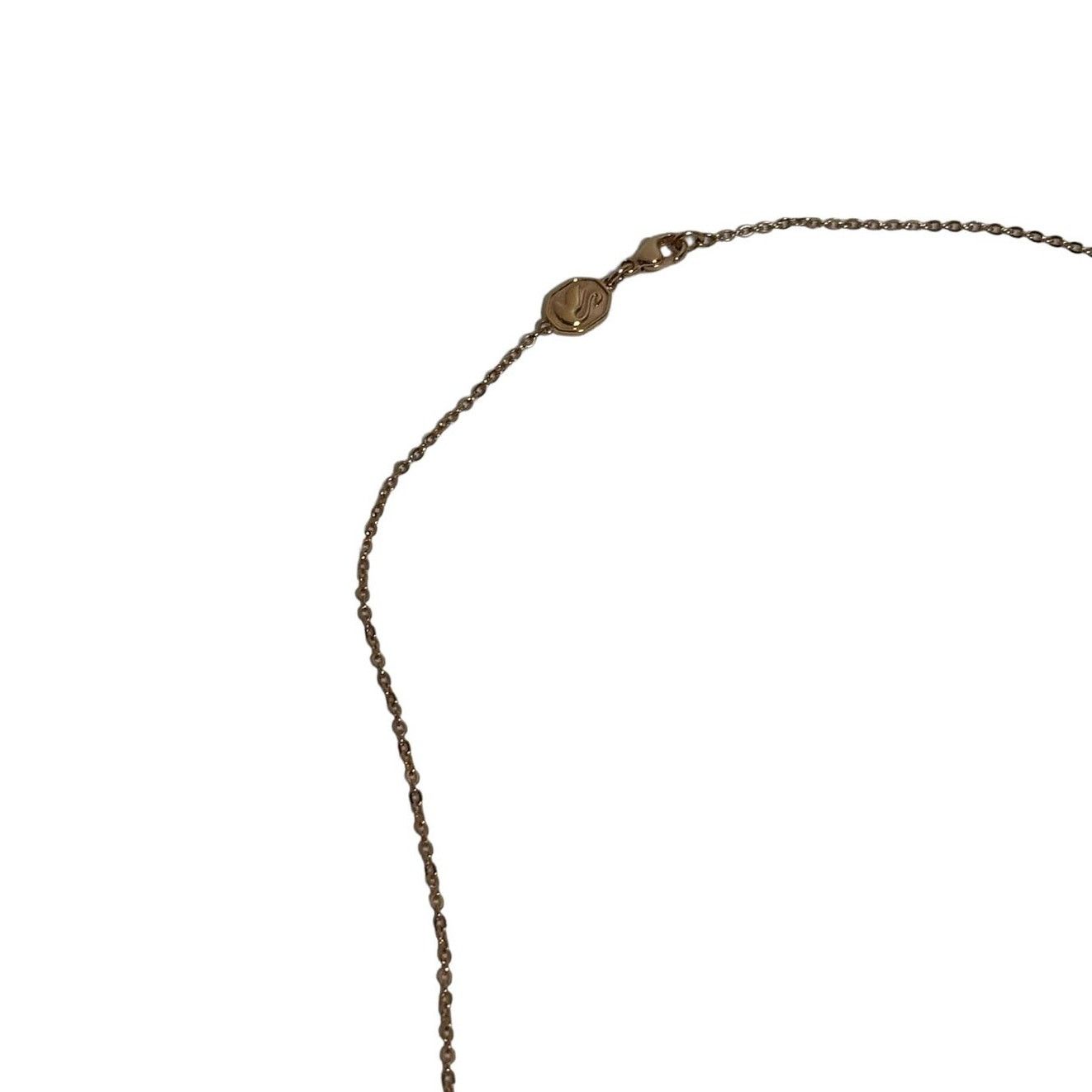 Swarovski Swarovski Signum Y necklace Swan, White, Rose gold-tone Size ONE SIZE - 4 Thumbnail