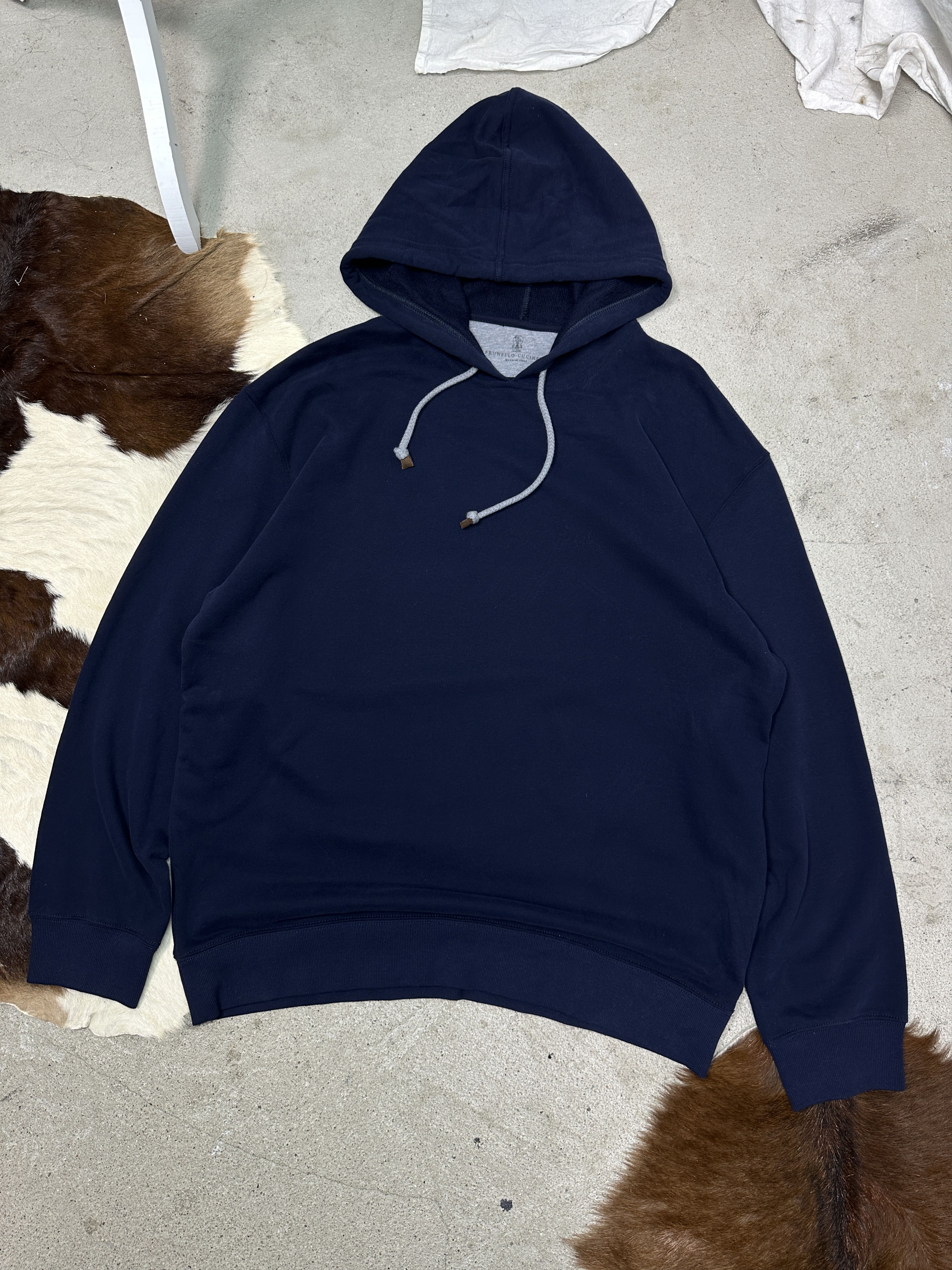 Brunello Cucinelli Vintage Streetwear Oversize Brunello Cucinelli Hoodie Y2K Size US XXL / EU 58 / 5 - 1 Thumbnail