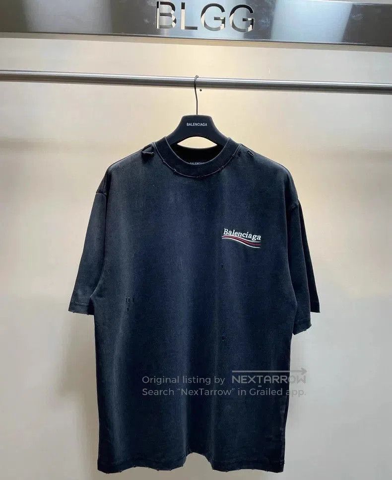 Balenciaga Balenciaga Inside-Out Short Sleeve T-Shirt. Size US XL / EU 56 / 4 - 1 Thumbnail