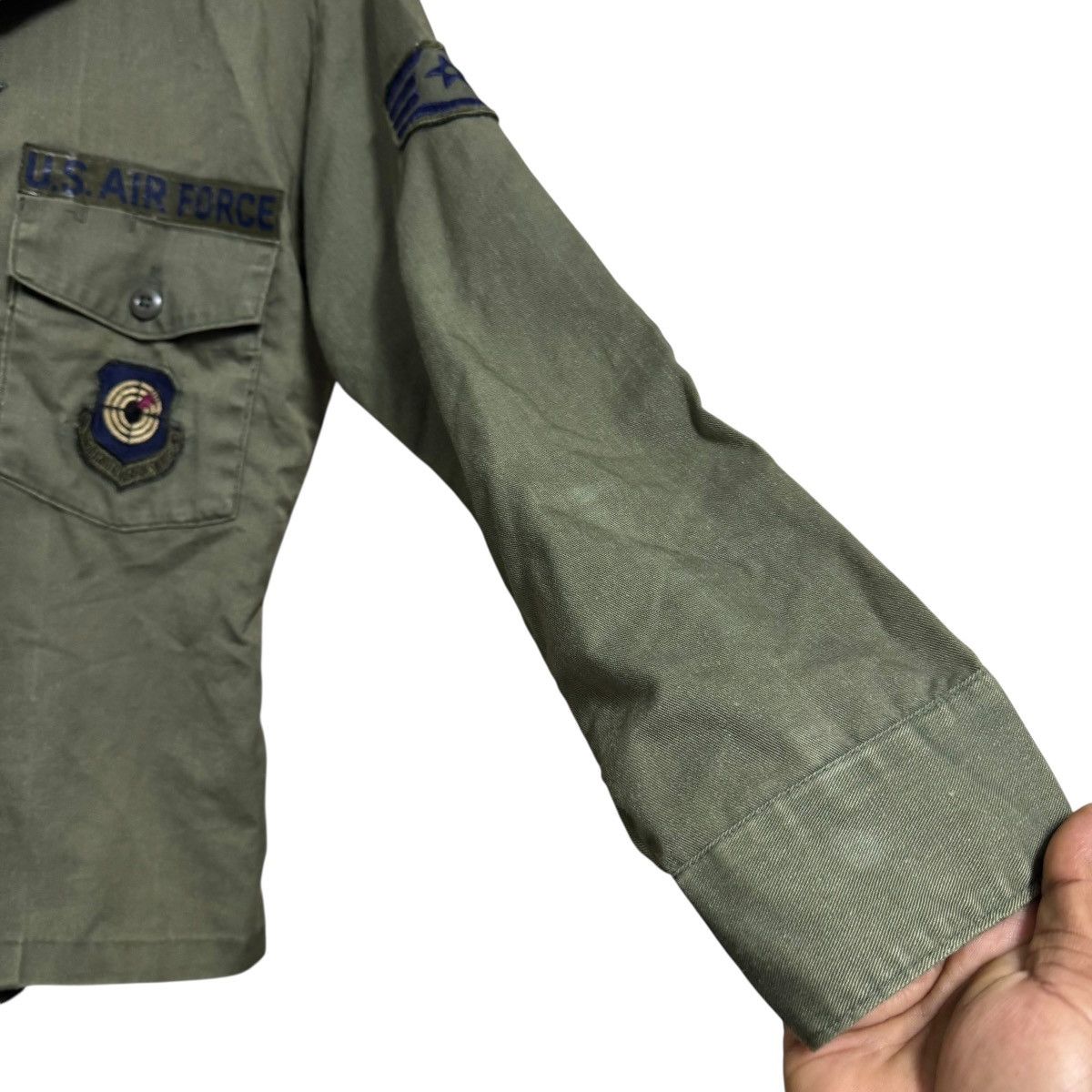 Vintage Vintage OG107 Fatigue Shirt Us Airforce Vietnam War Size US M / EU 48-50 / 2 - 7 Thumbnail