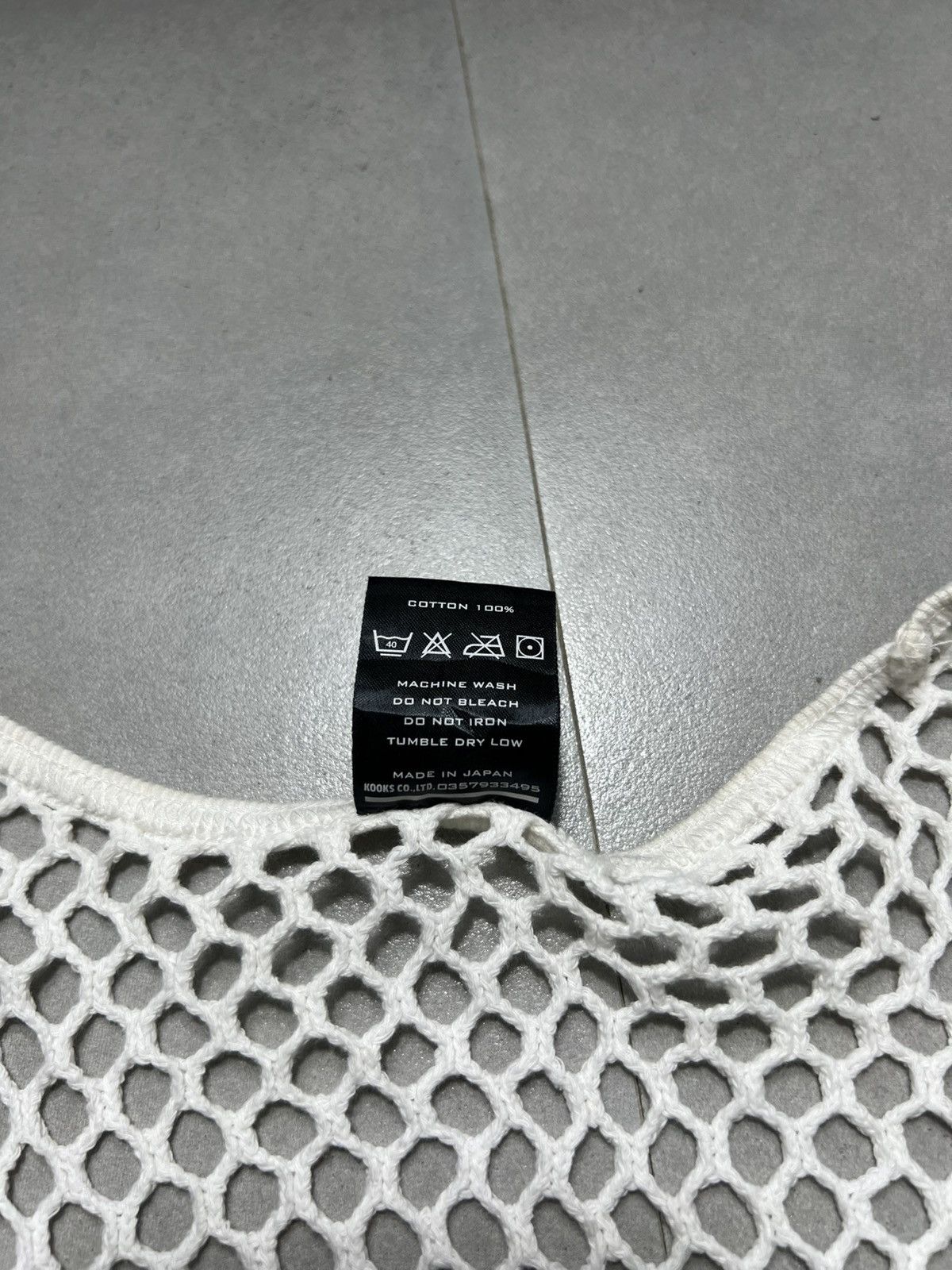 Number (N)ine Number (N)ine - S/S '04 "Dream Baby Dream" Fishnet Tank Size US M / EU 48-50 / 2 - 6 Thumbnail