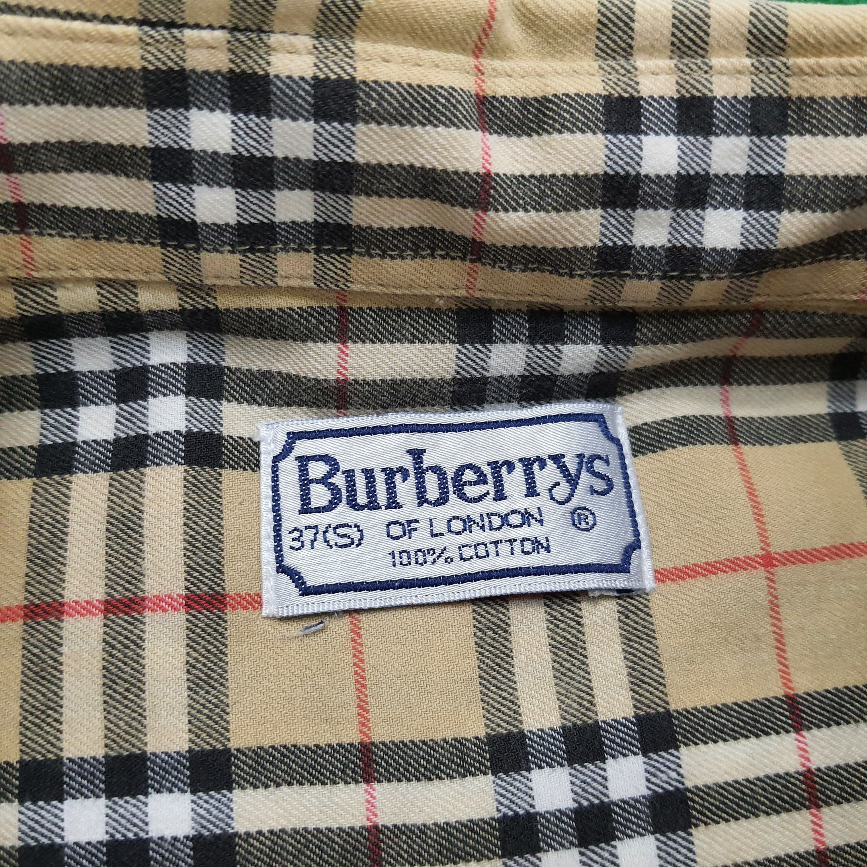 Burberry × Vintage Vintage Burberry Nova Check Button Up Shirt Size US M / EU 48-50 / 2 - 5 Thumbnail