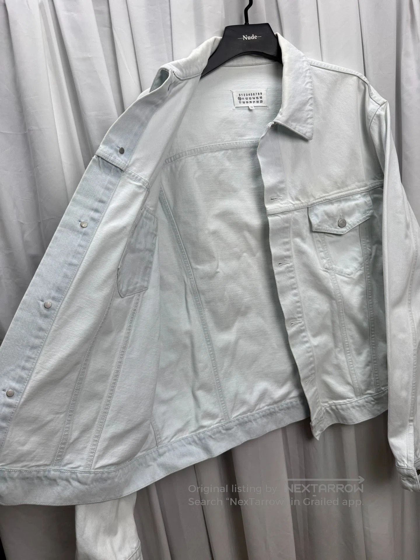 Maison Margiela MAISON MARGIELA 20SS Painted Washed Denim Jacket. Size US L / EU 52-54 / 3 - 5 Thumbnail