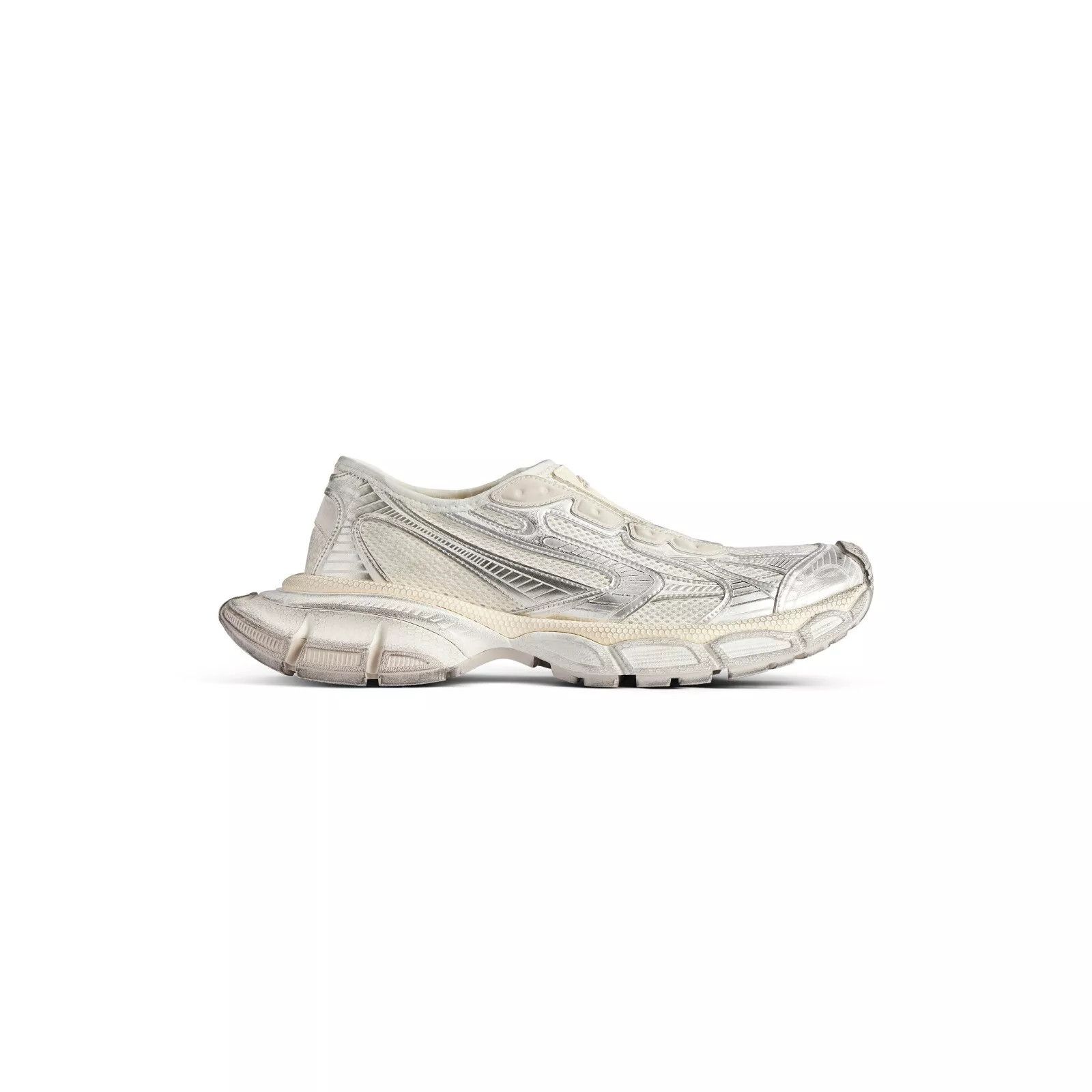 Balenciaga 3XL Eggshell Low Top Sneakers New FW24