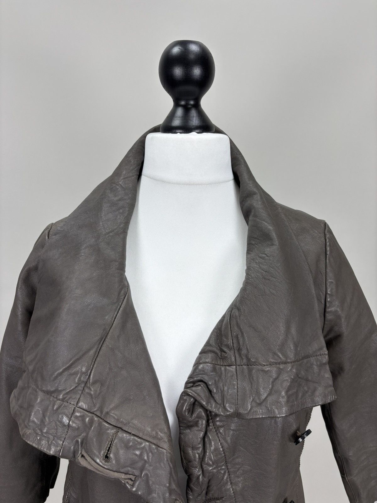 Allsaints Womens leather jacket AllSaints Size 8 Color Brown Size M / US 6-8 / IT 42-44 - 4 Thumbnail