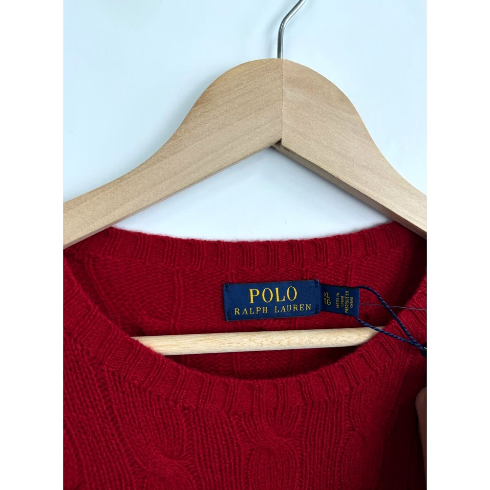 Ralph Lauren VINTAGE Y2K Ralph Lauren Merino Wool Knitted Sweater XL Red Mens Pullover Knitted Wool Knit 100% Wool Pullover Ralph Lauren Sweater Red XL Mens Size US XL / EU 56 / 4 - 6 Thumbnail