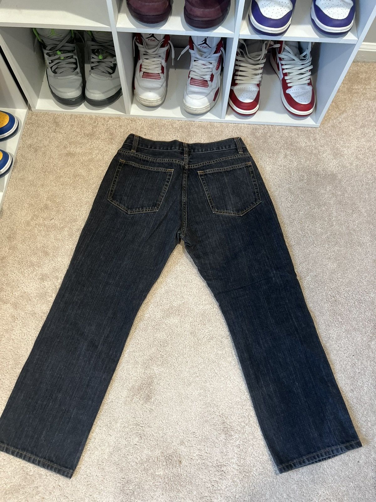 J.Crew Dark Wash Vintage J.Crew Slim Straight Leg Jeans 31x30 Size US 31 - 6 Thumbnail