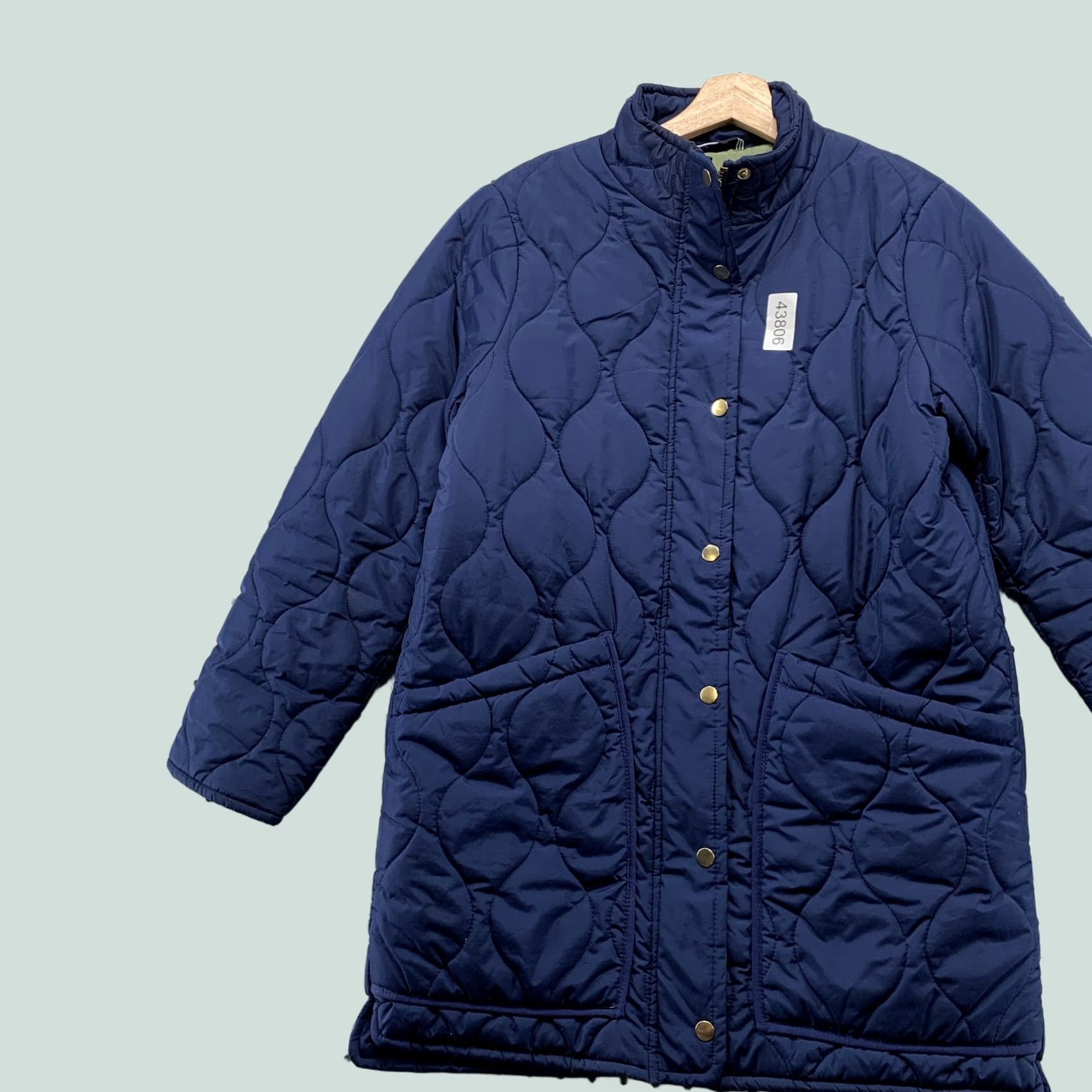 J.Crew J.Crew Signature Puffer Coat Womens Small Blue Lightweight Water Repellent Jacket Coat Womens S Blue Lightweight Water Repellent Size S / US 4 / IT 40 - 1 Thumbnail