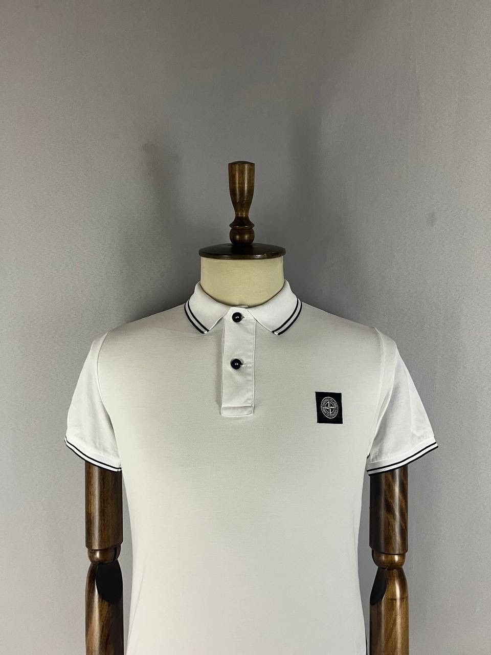 Stone Island Stone Island Polo Tee T Shirt White Size US M / EU 48-50 / 2 - 2 Thumbnail