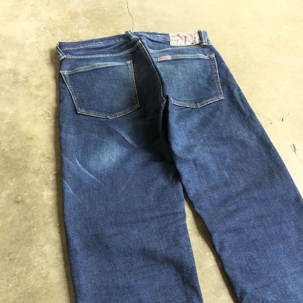 Sugar Cane Vintage Sugar Cane W32 Light Distressed Denim Jeans Pants Size US 31 - 16 Thumbnail