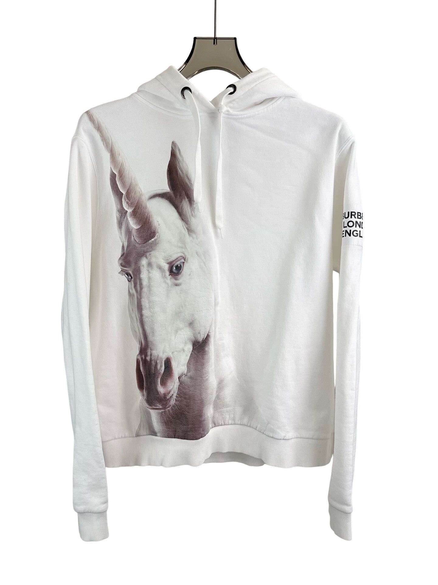 Burberry Burberry Unicorn Graphic Hoodie White Size L Size US L / EU 52-54 / 3 - 1 Thumbnail