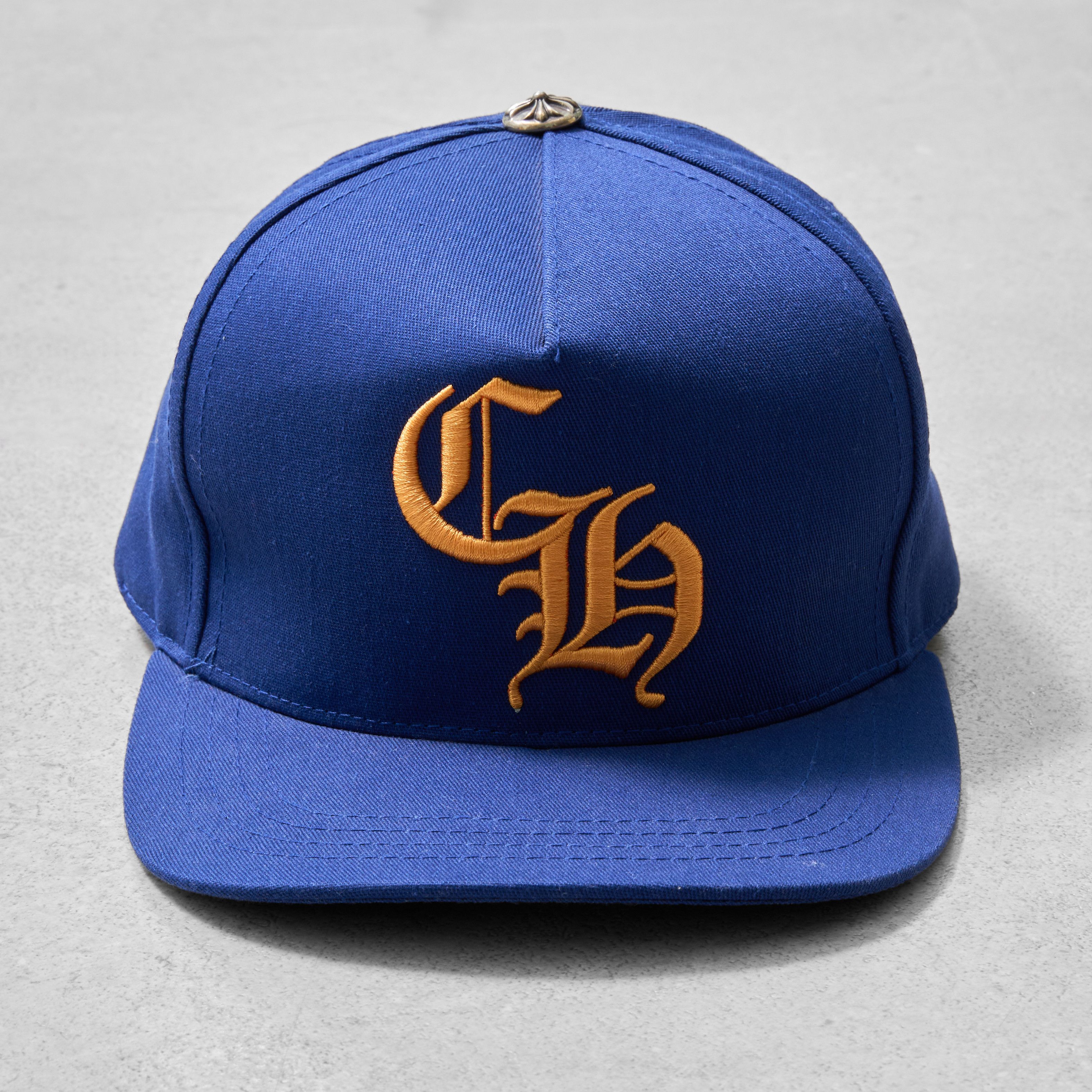 Chrome Hearts CHROME HEARTS CH Leather Patch Baseball Cap BLUE/ORANGE Size ONE SIZE - 5 Thumbnail
