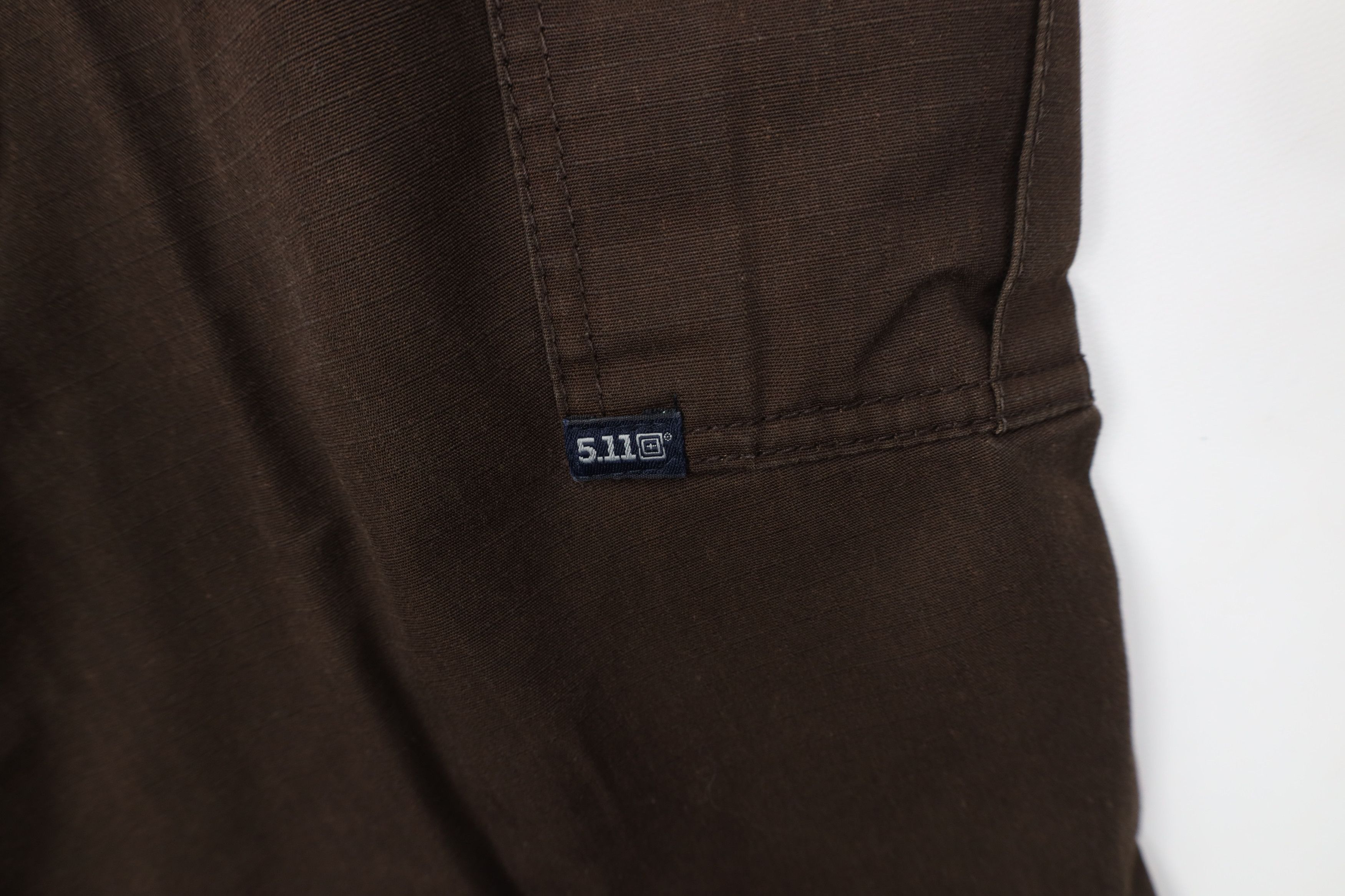Vintage 5.11 Tactical Series Ripstop Double Knee Cargo Pants Brown Size US 34 / EU 50 - 12 Thumbnail