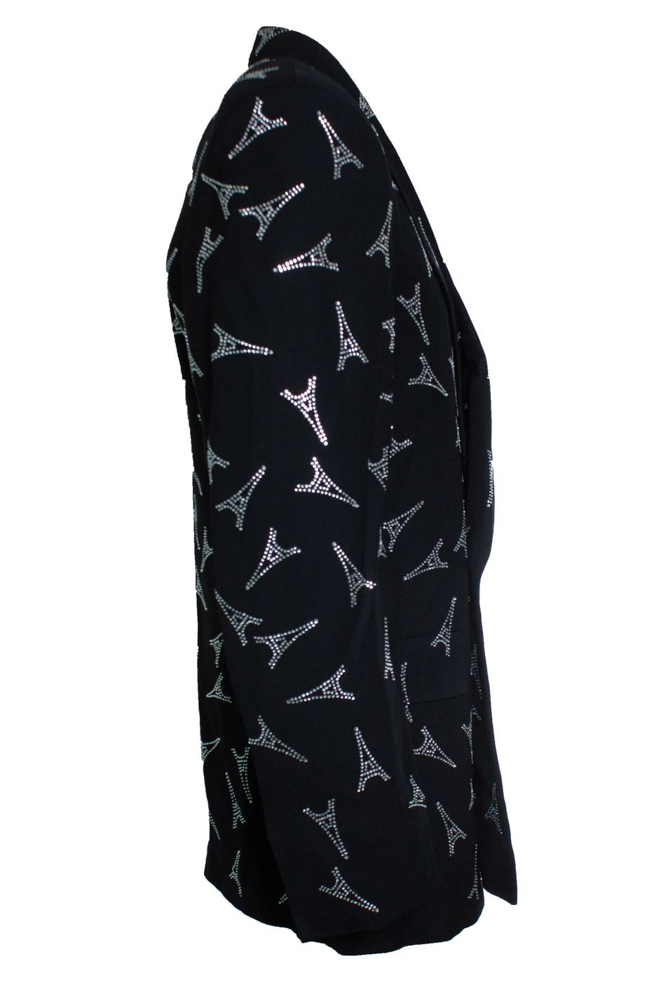 Balenciaga Balenciaga, crystal Eiffel Tower blazer Size 48R - 2 Thumbnail