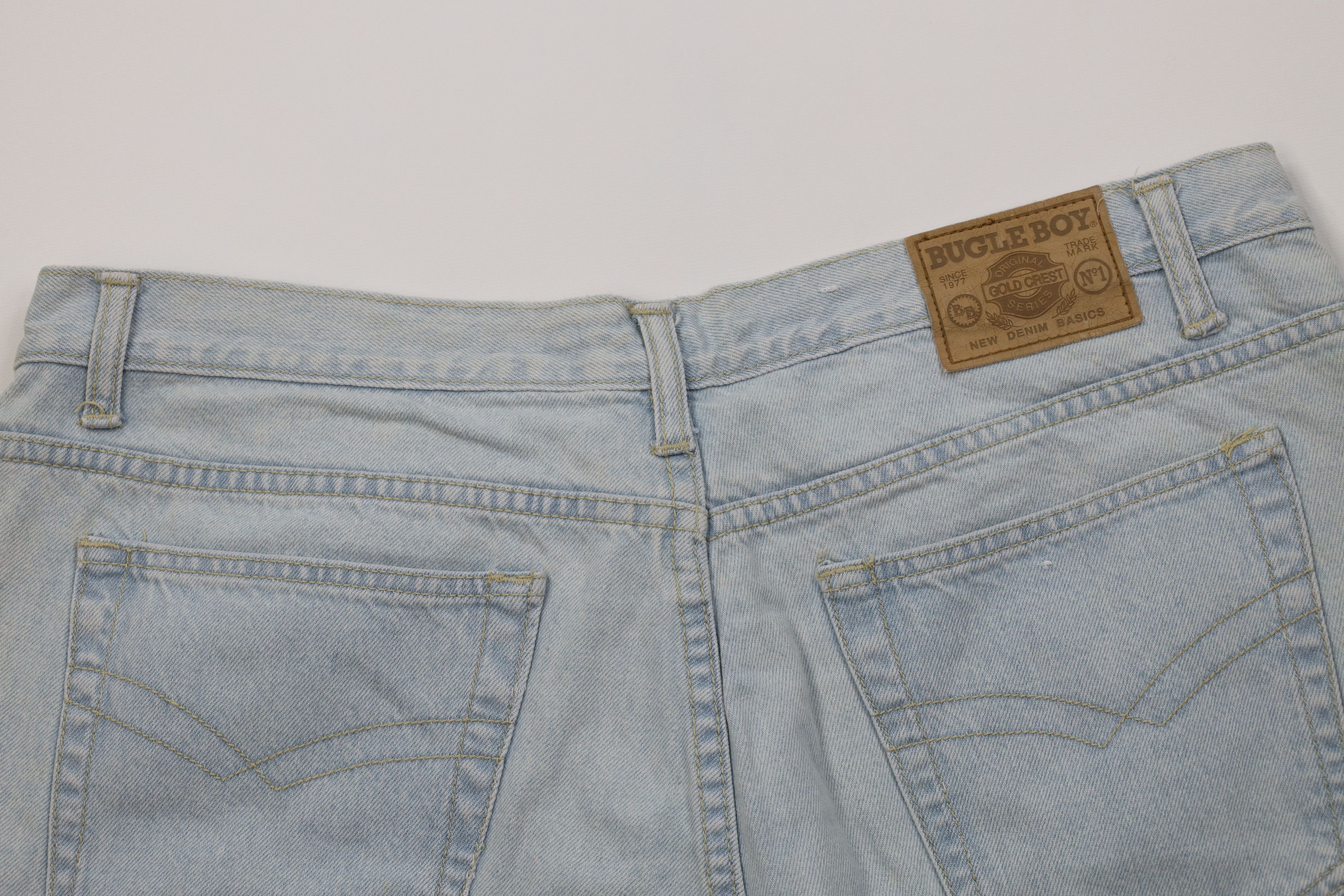 Vintage Vintage 90s Streetwear Relaxed Fit Above Knee Denim Shorts Size US 36 / EU 52 - 12 Thumbnail