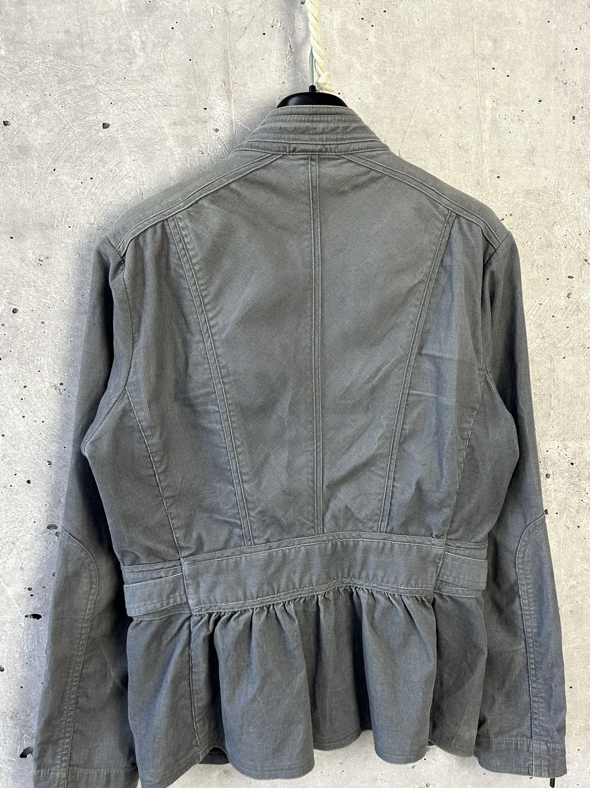 John Richmond × Vintage Vintage John Richmond Corduroy Grey Jacket Size L / US 10 / IT 46 - 7 Thumbnail