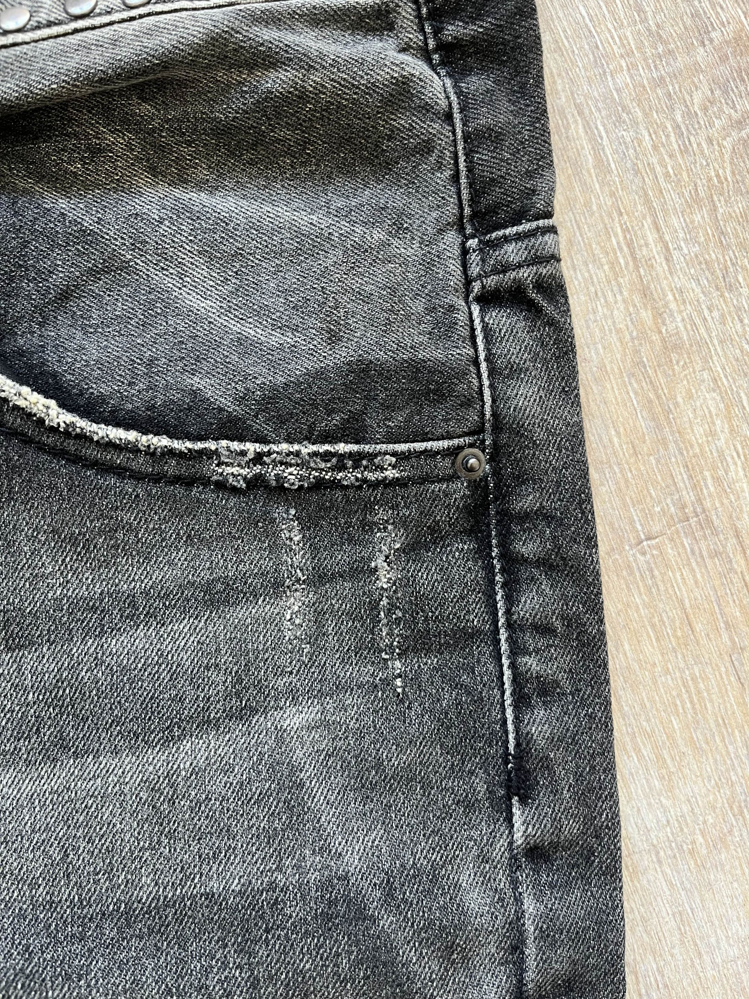 Jaded London Jaded London Colossus Studded Jeans Size US 32 / EU 48 - 10 Thumbnail