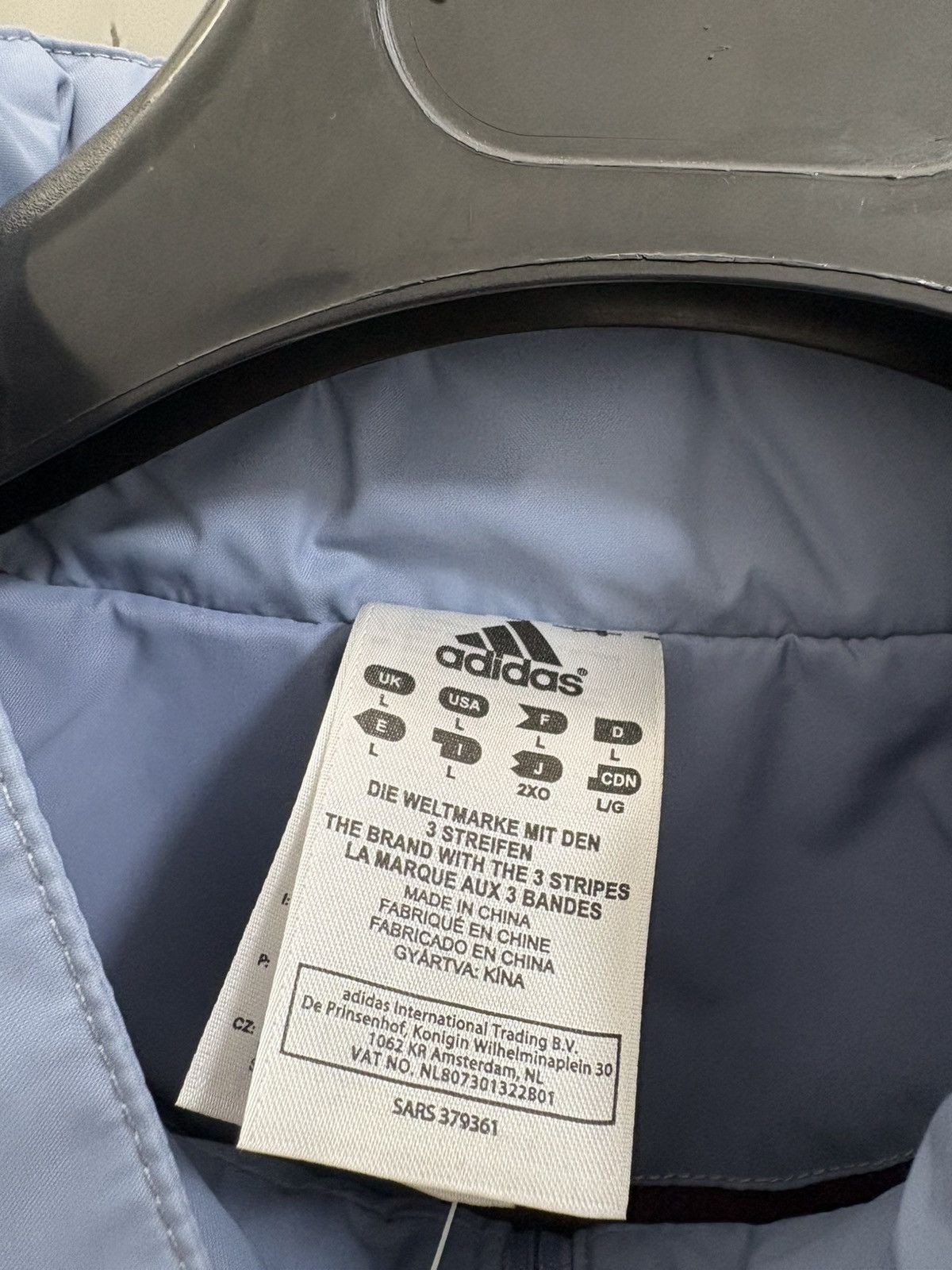 Adidas Windbreaker jacket champions league final 2009 NEW size L Size US L / EU 52-54 / 3 - 9 Thumbnail