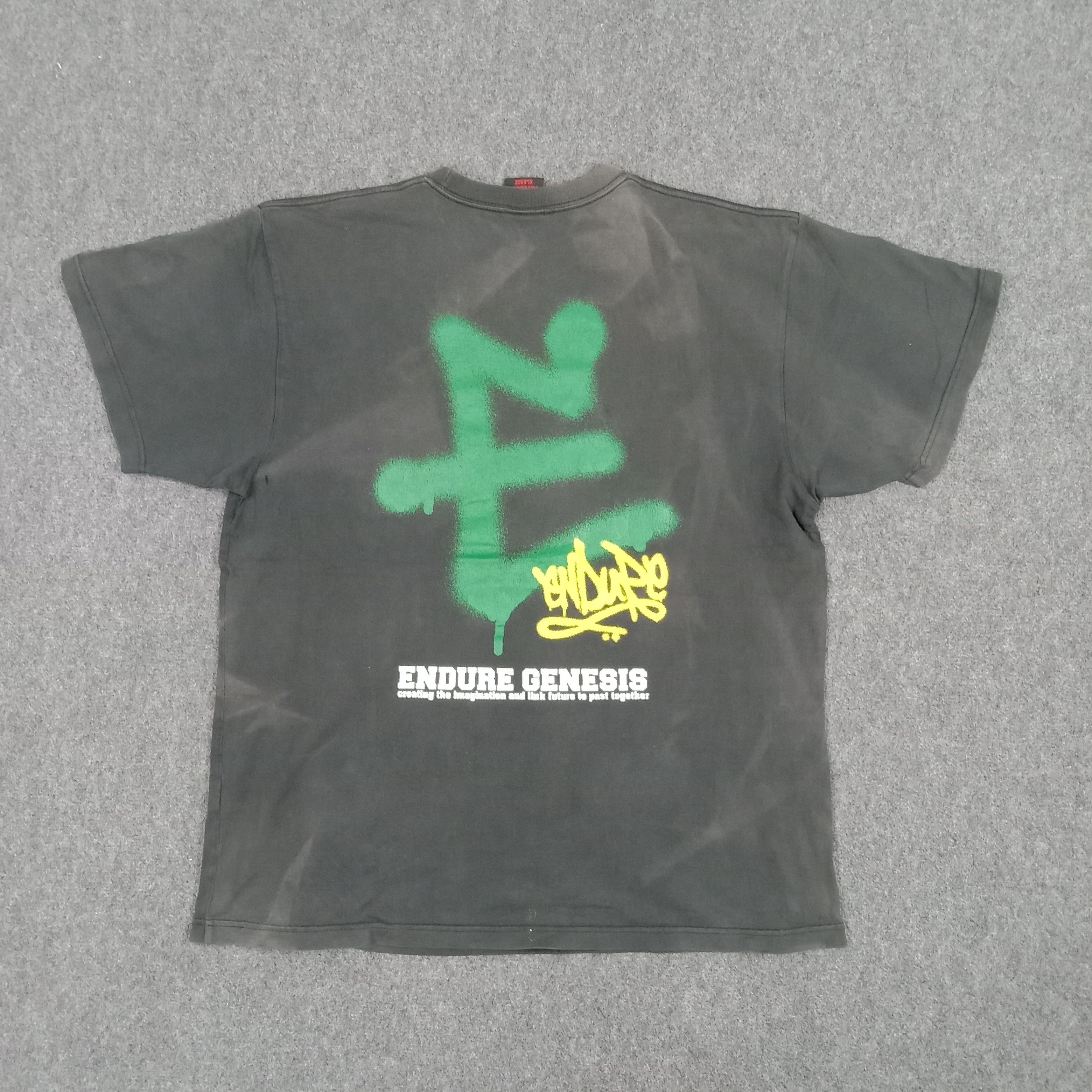 Endure Genesis American Graffiti Art Y2K Tshirt