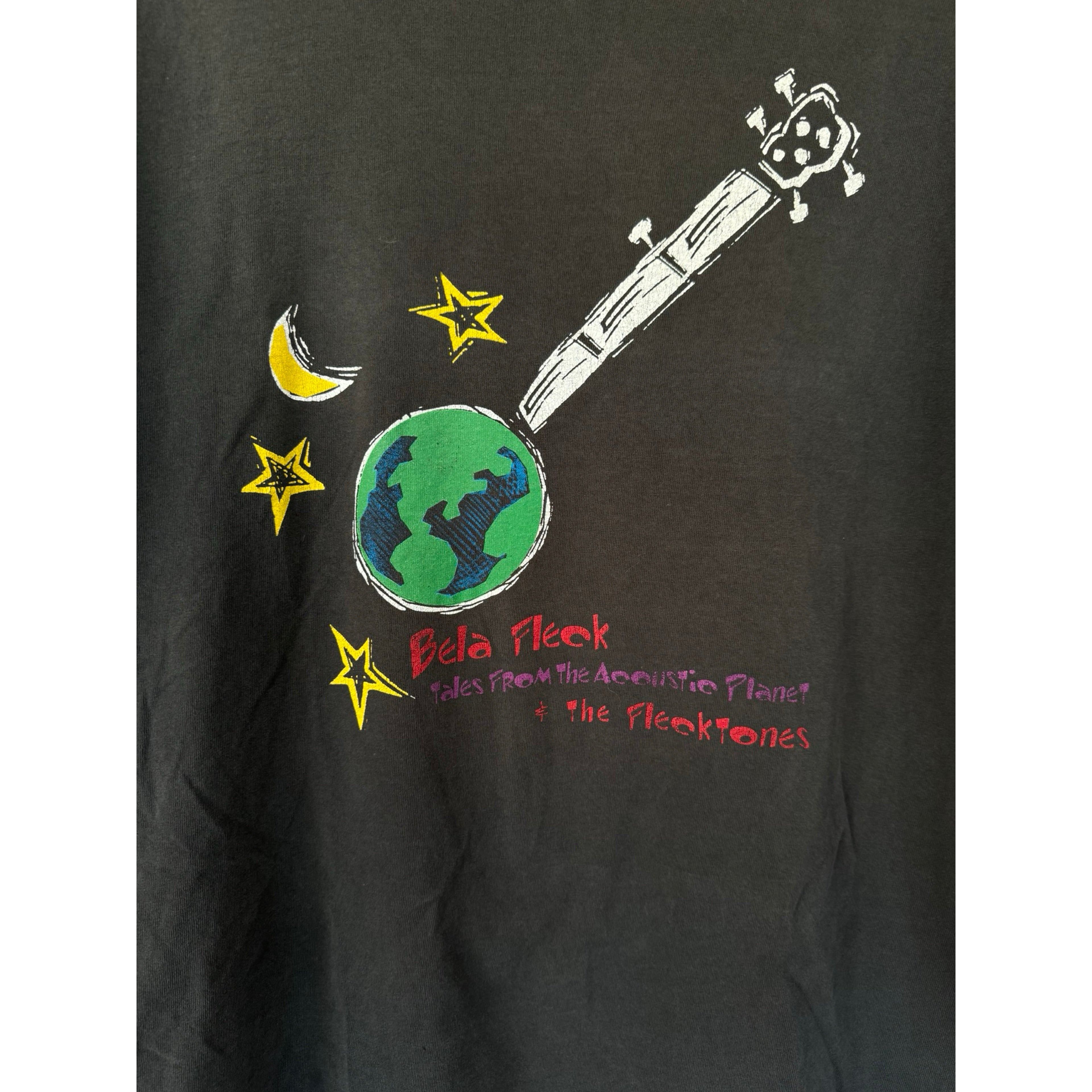Vintage Bella Fleck Accoustic Planet Tee Size US XL / EU 56 / 4 - 3 Thumbnail