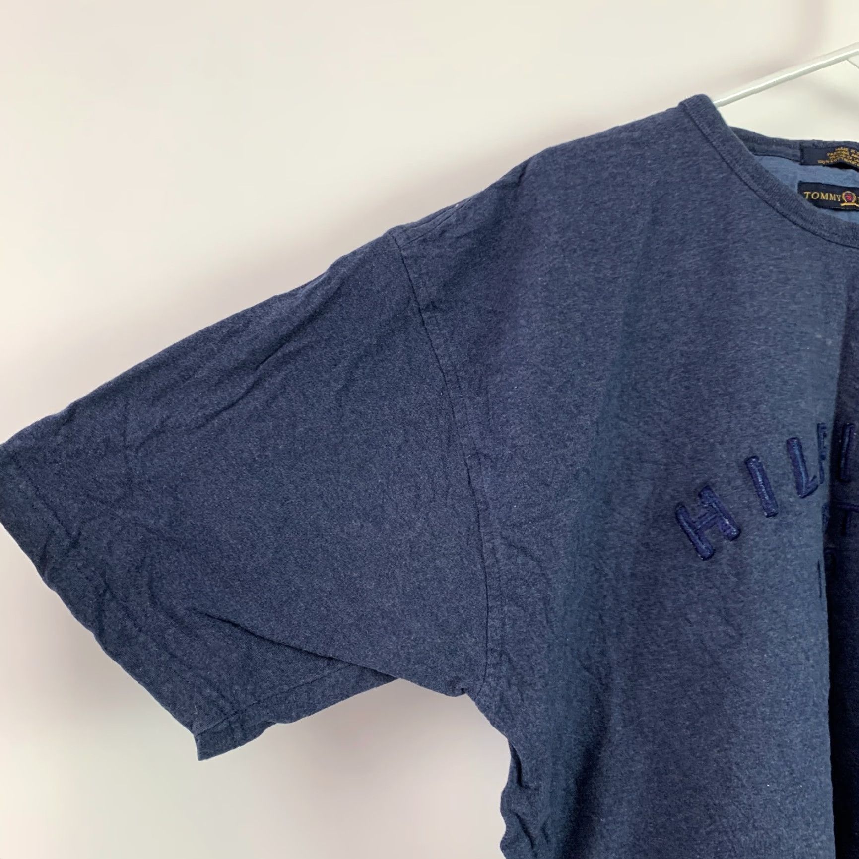 Tommy Hilfiger Tommy Hilfiger Blue Logo Shirt T-Shirt Size XXL Men Short Sleeve Crew Neck: 100% Cotton, Regular Fit Size US XXL / EU 58 / 5 - 2 Thumbnail