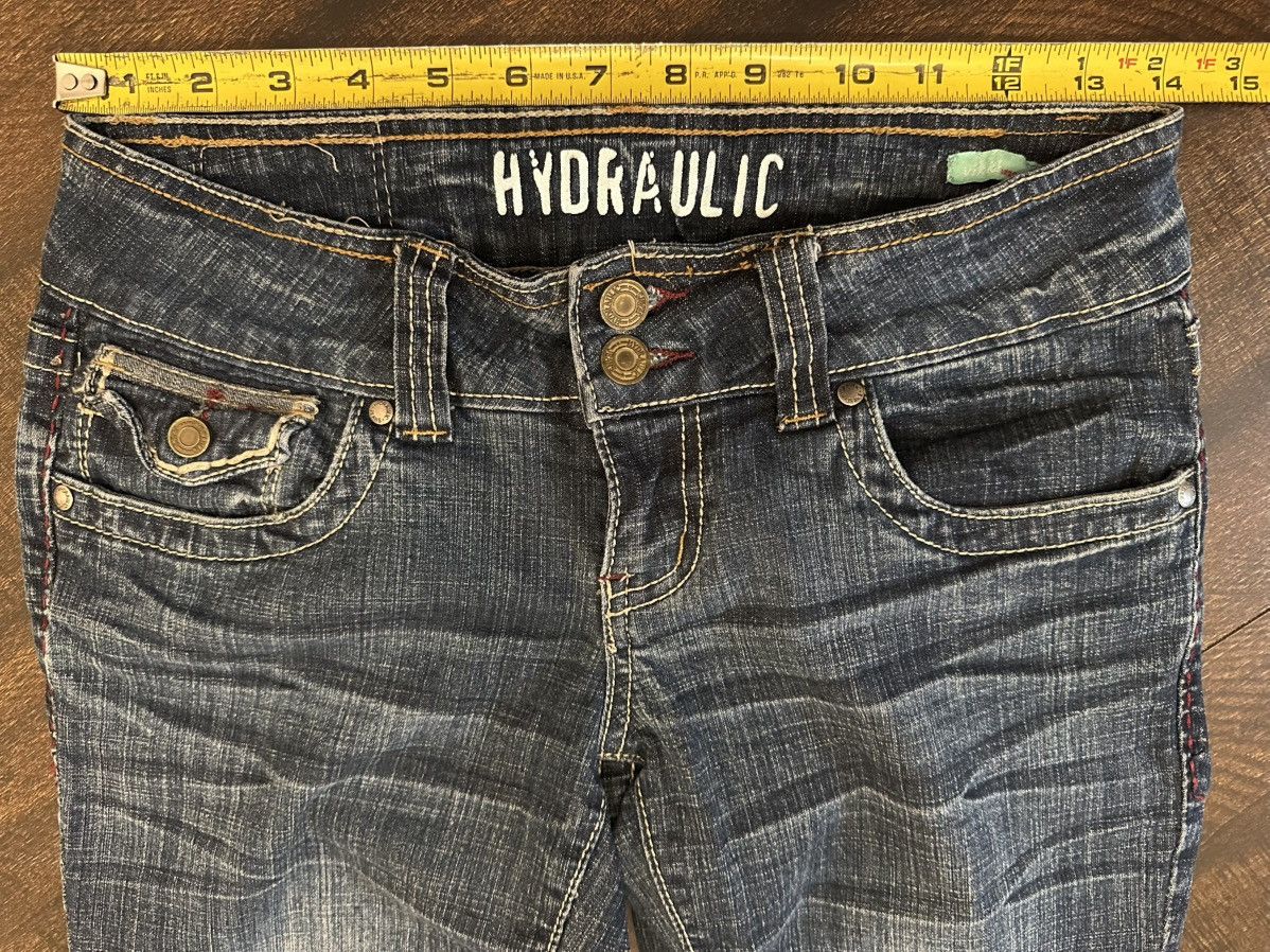 Other Hydraulic Straight Jeans Womens 3/4 Jeggings-Broken Zipper Size 28" / US 6 / IT 42 - 3 Thumbnail