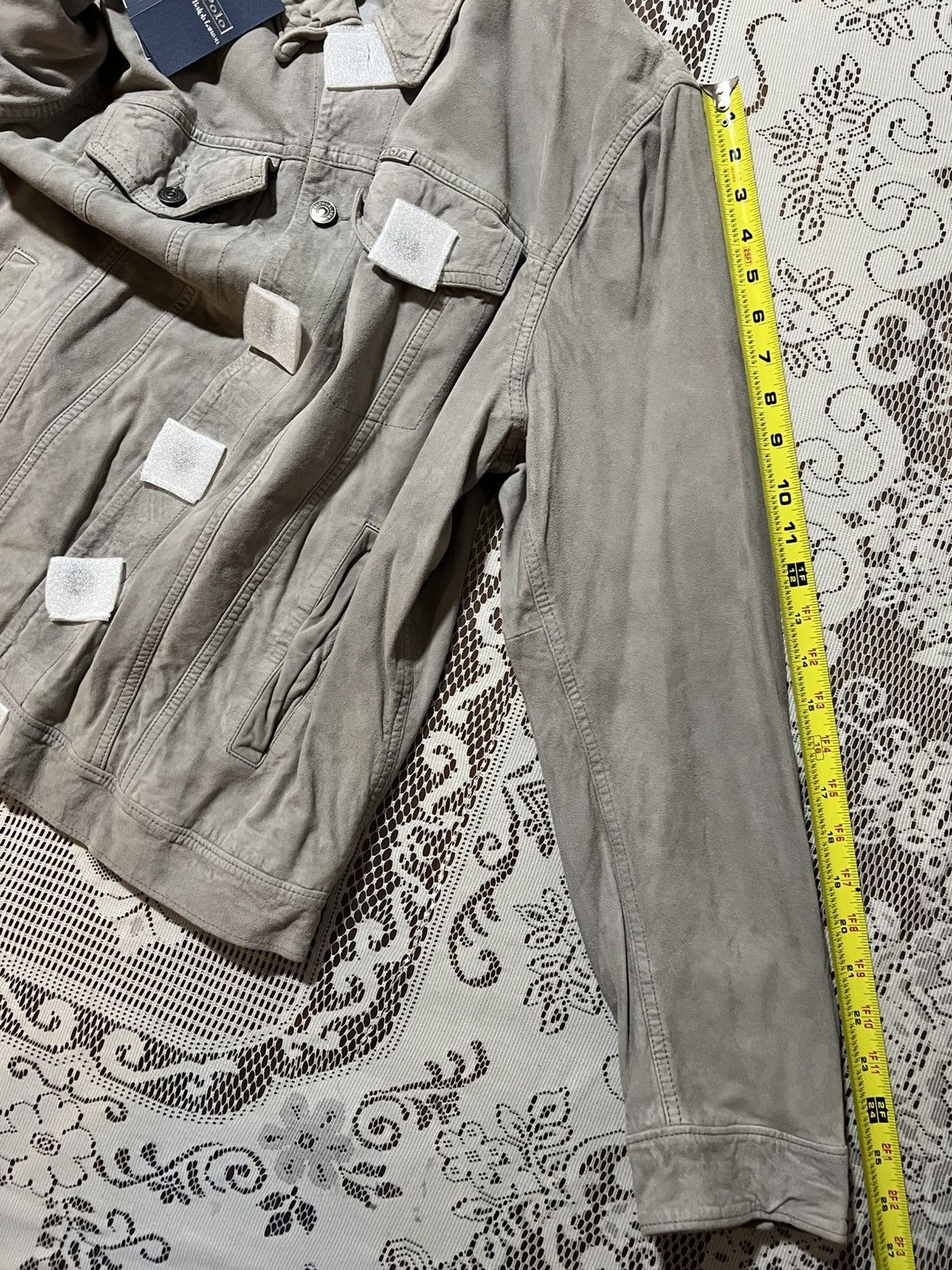 Polo Ralph Lauren Polo Ralph Lauren Suede Trucker Jacket In Grey Fog Size XL Size US XL / EU 56 / 4 - 15 Thumbnail