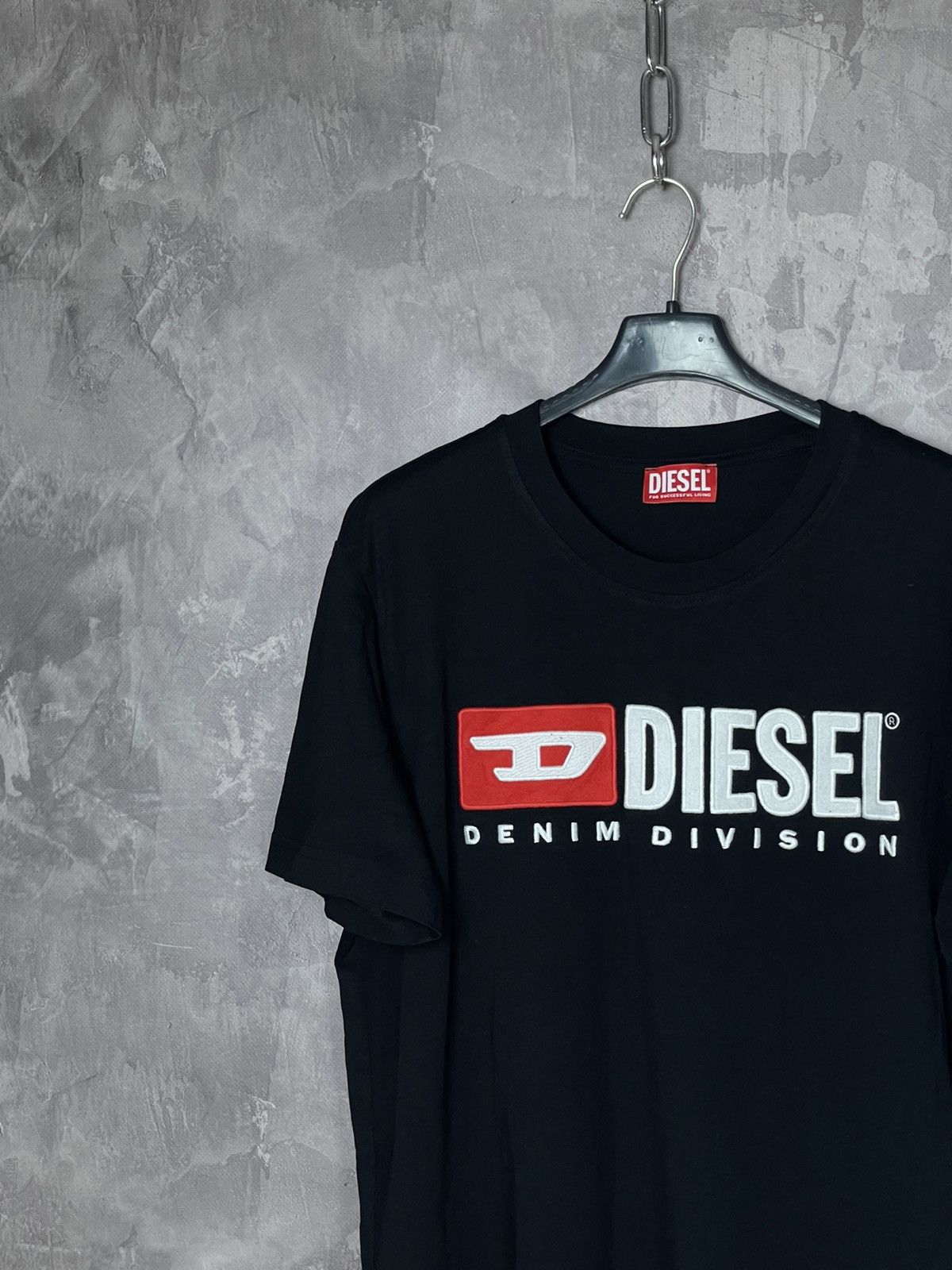 Diesel × Hysteric Glamour × Japanese Brand 00s Diesel Big Logo Tee T Shirt Y2K Avantgarde Size US M / EU 48-50 / 2 - 3 Thumbnail