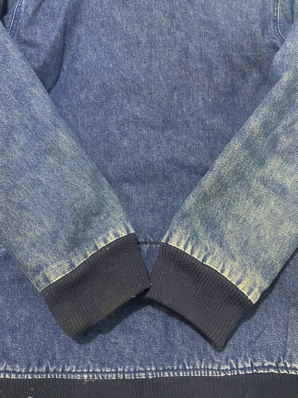 Other DENIM BOMBER JACKET DETACHABLE HOOD FULLZIPPER BUTTON Size US M / EU 48-50 / 2 - 10 Thumbnail