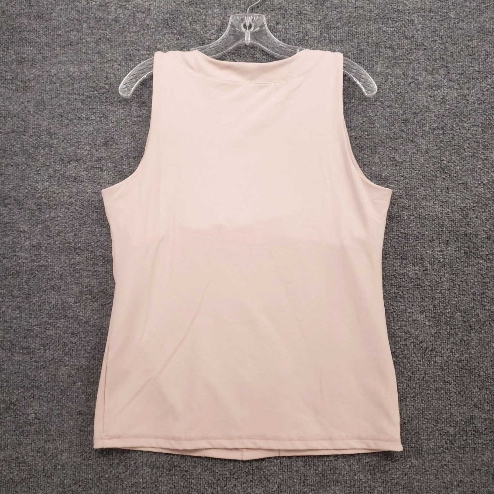 Pinko NYDY Tank Top Women L Large Pink Scoop Neck Pullover Stretch Sleeveless Size L / US 10 / IT 46 - 2 Thumbnail