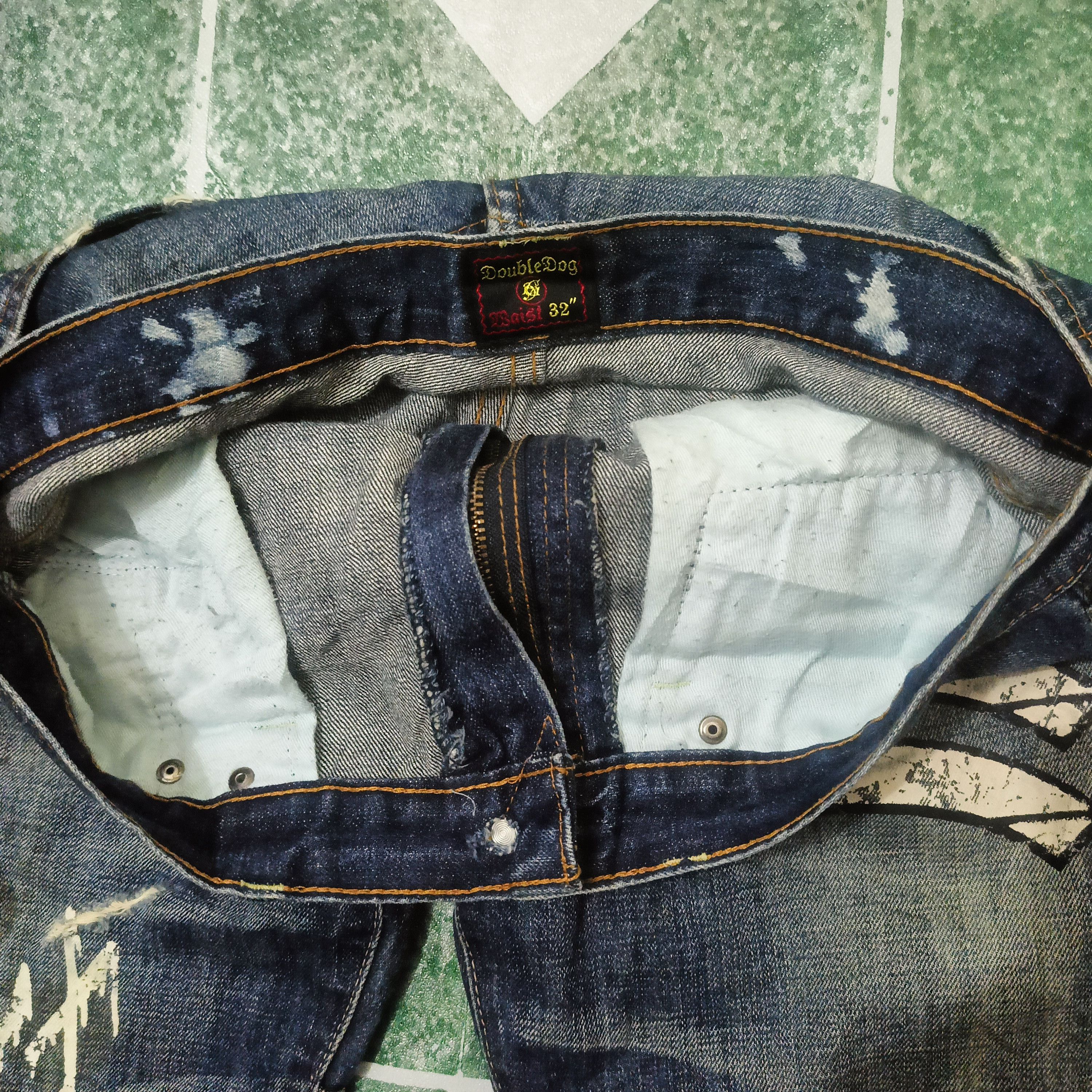 If Six Was Nine Rare Double Dog Distressed Denim Japan jeans Size US 32 / EU 48 - 12 Thumbnail