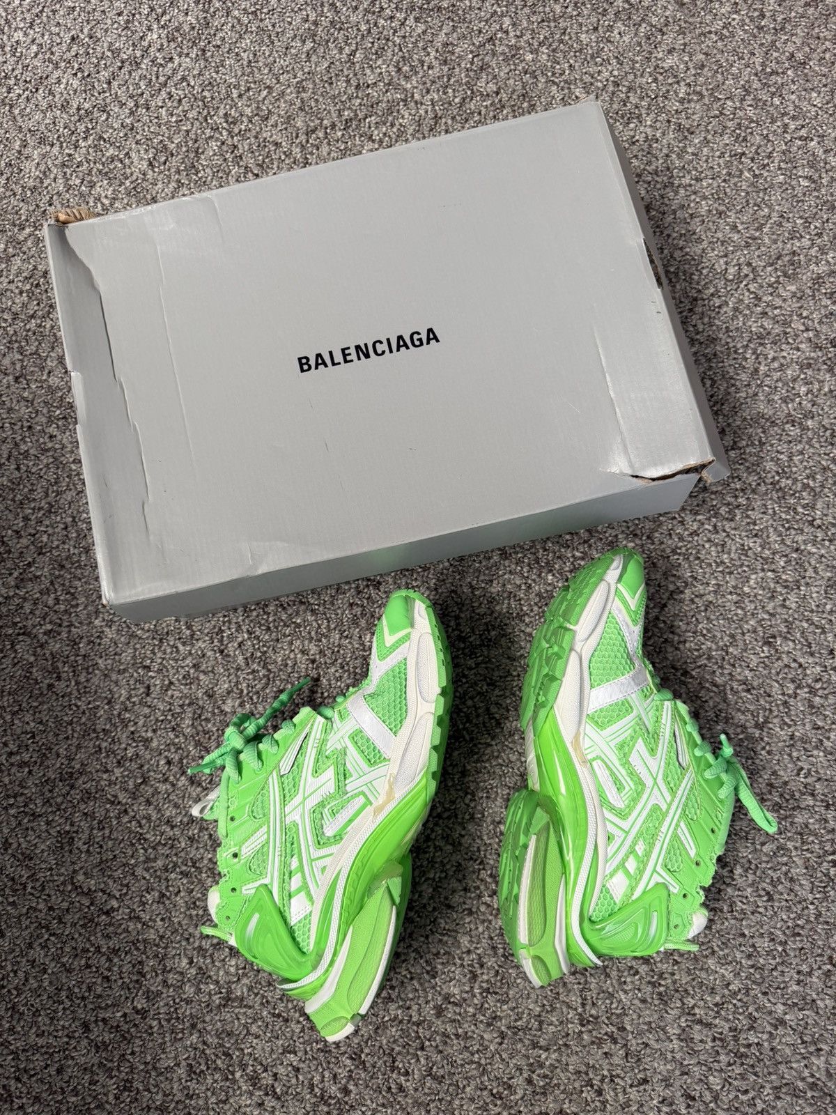 Balenciaga Balenciaga Runner Green Size US 7 / EU 40 - 5 Thumbnail