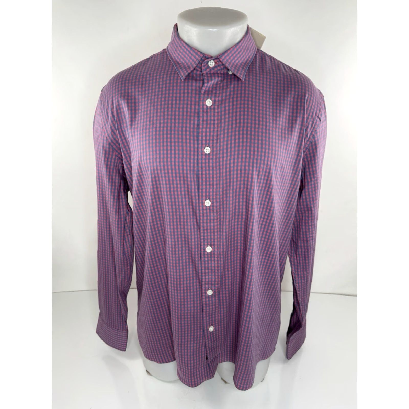 Faherty Faherty Plaid Check Movement Gingham Mens L Shirt Size US L / EU 52-54 / 3 - 2 Thumbnail