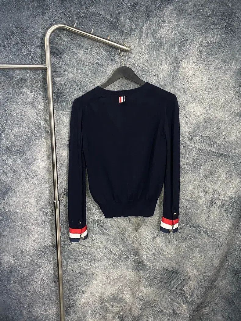 Thom Browne Thom Browne Colorblock Striped Single-Breasted Wool Sweate Size XS / US 0-2 / IT 36-38 - 2 Thumbnail