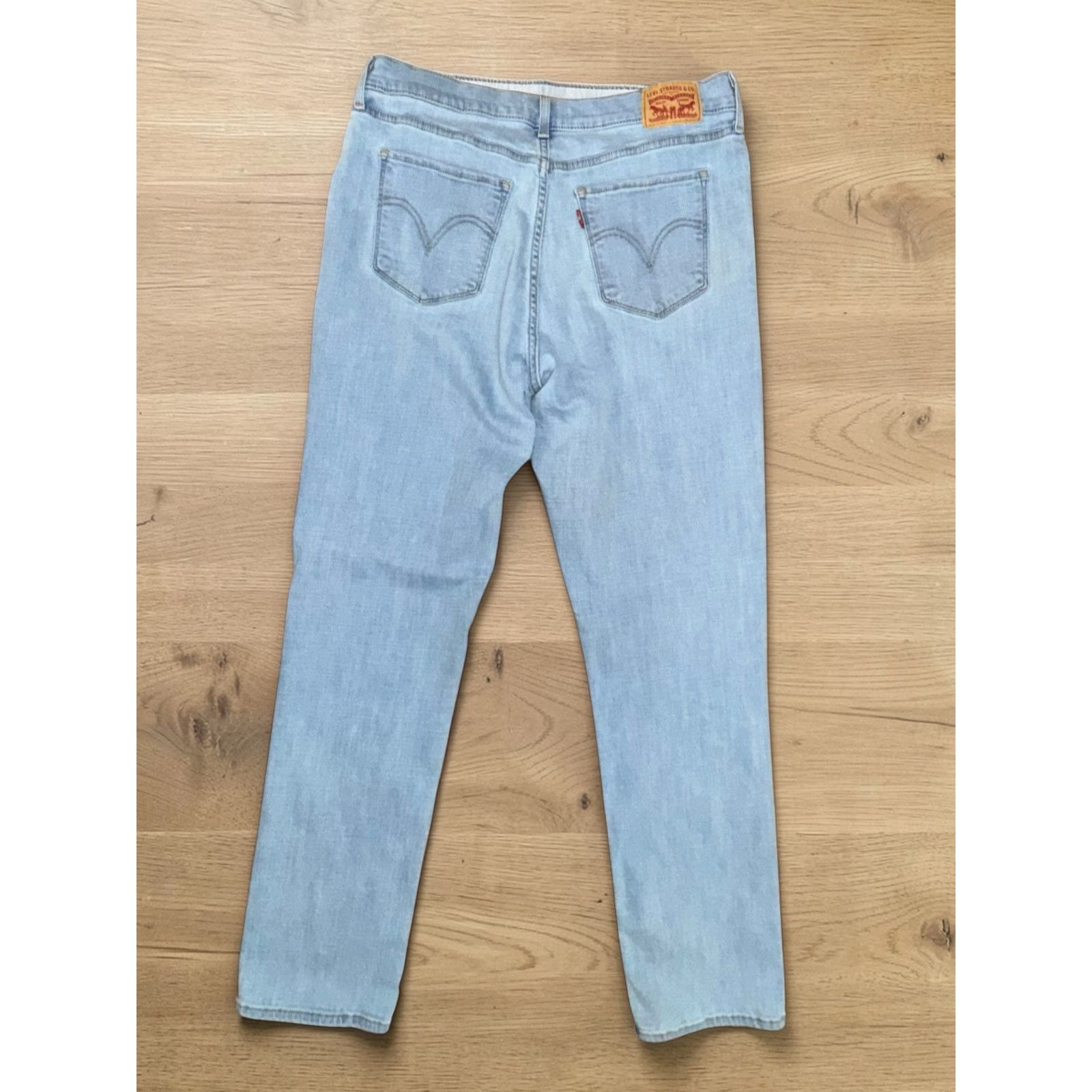 Levi's LEVI’S WOMEN'S CLASSIC STRAIGHT JEANS 14 Long Size 32" / US 10 / IT 46 - 3 Thumbnail