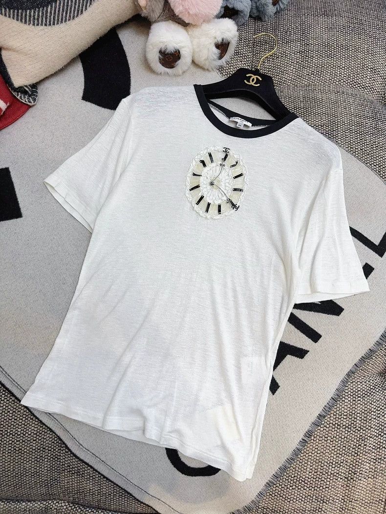 Chanel Chanel 20C Lace Clock Short Sleeve T-shirt Size M / US 6-8 / IT 42-44 - 3 Thumbnail
